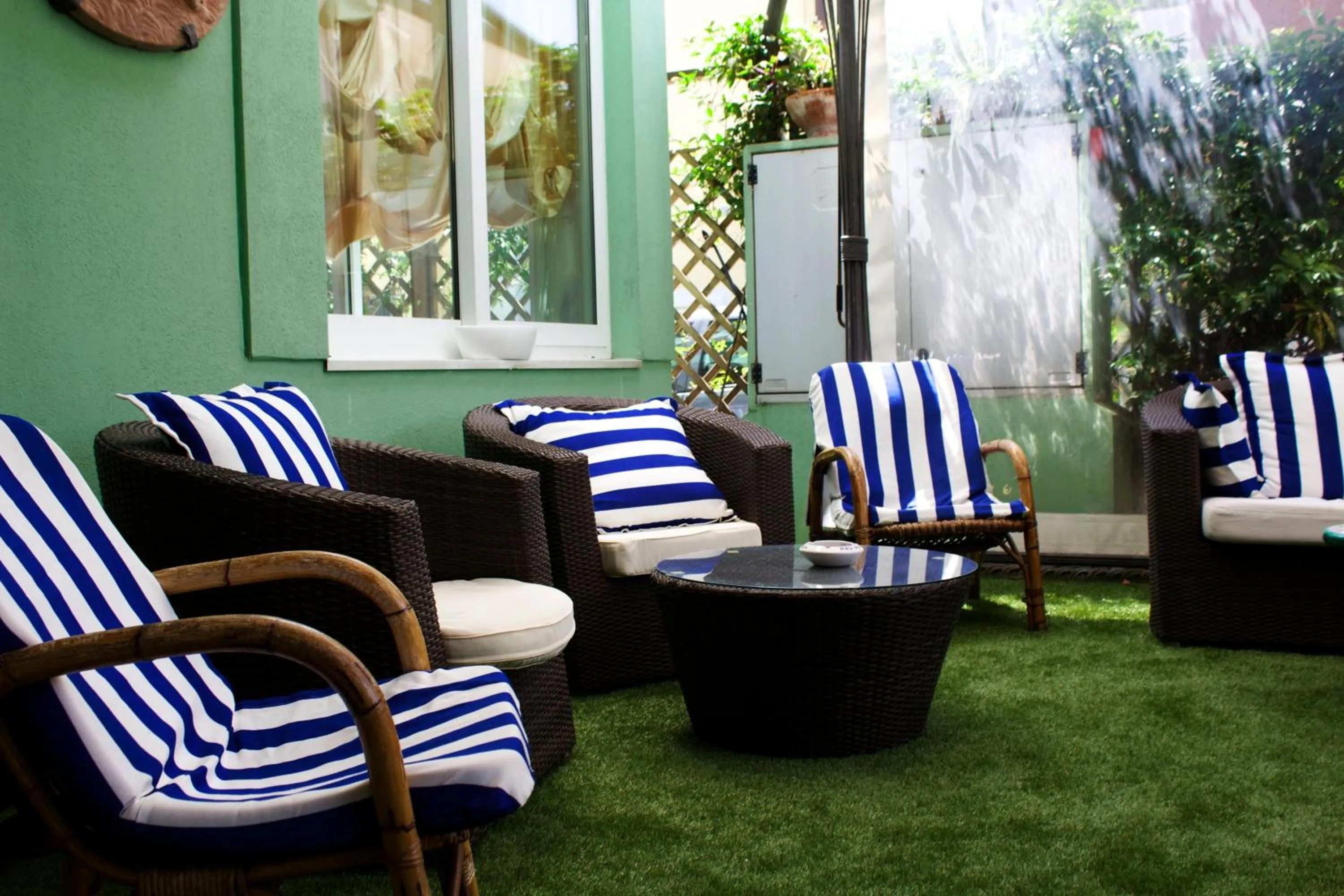 Garden in Hotel Residence Charles