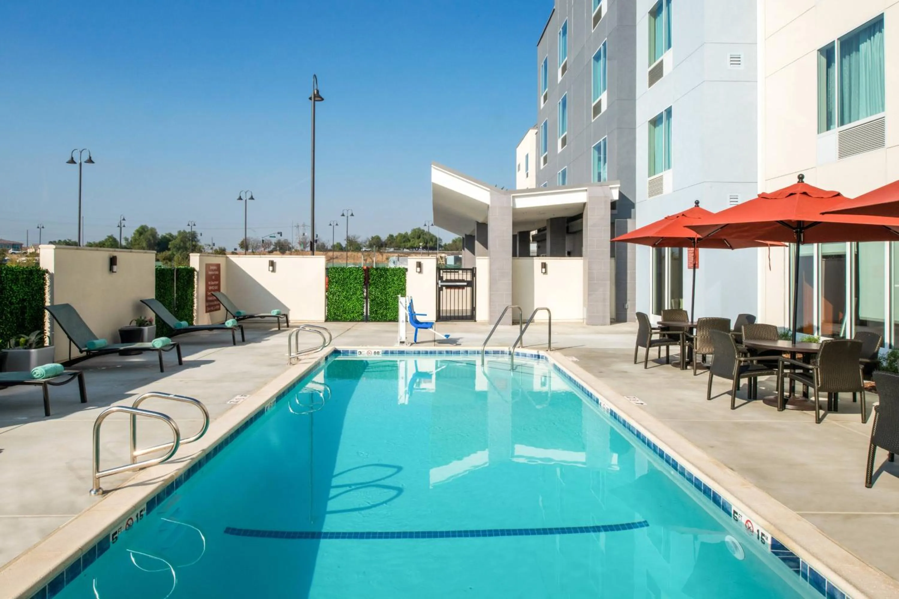 Swimming pool in TownePlace Suites by Marriott Ontario Chino Hills