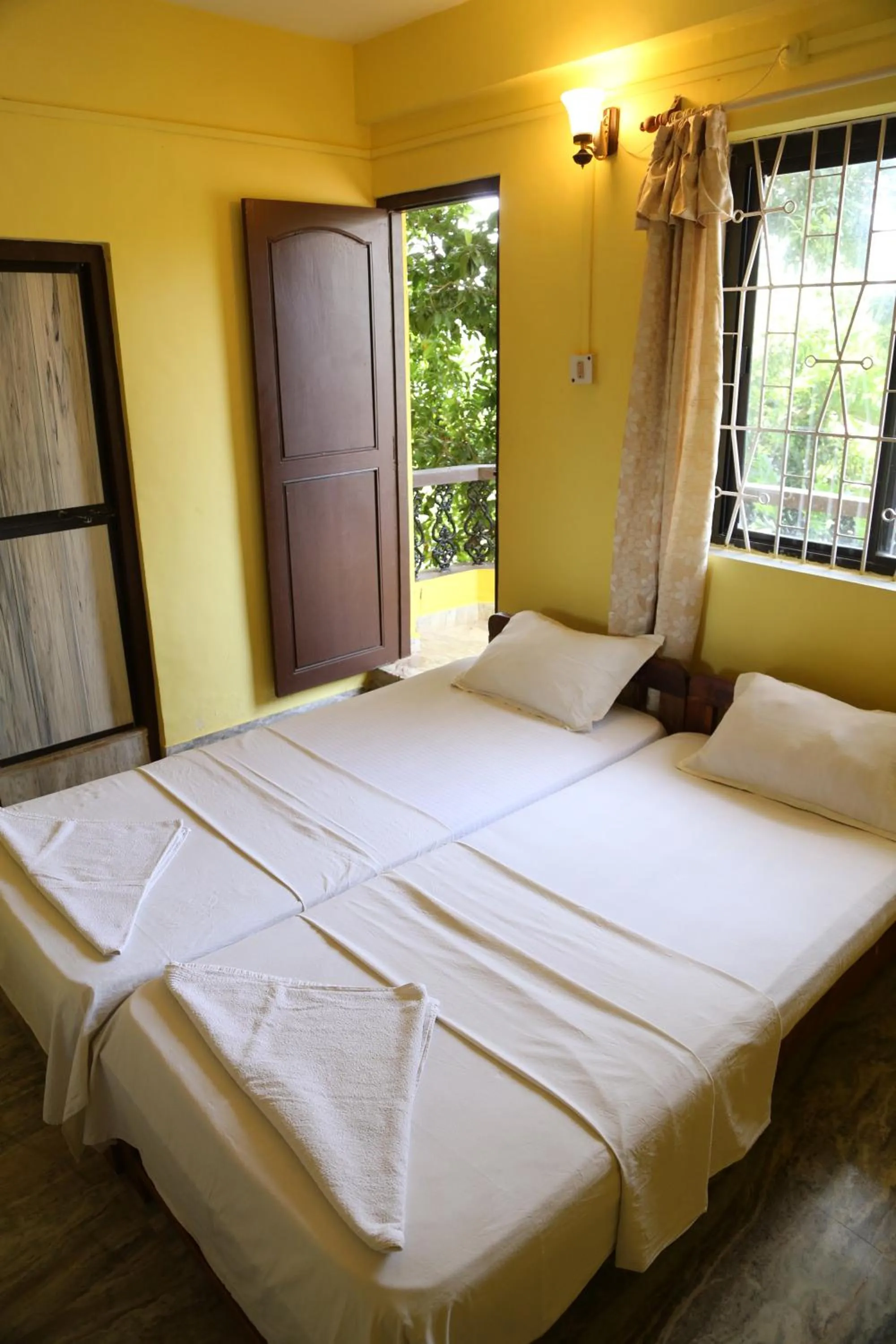 Bed in Sea View Resort