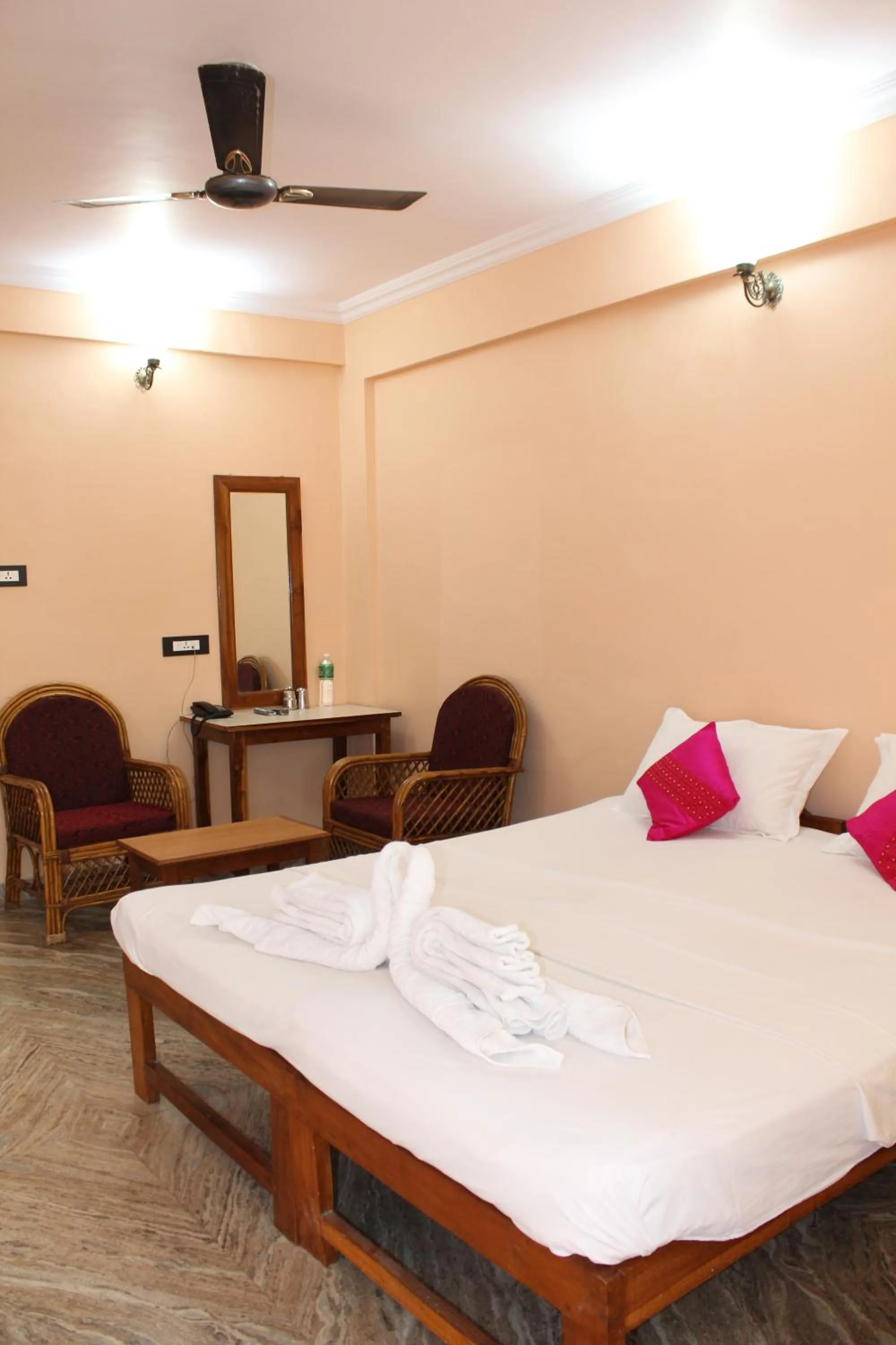 Bed in Sea View Resort