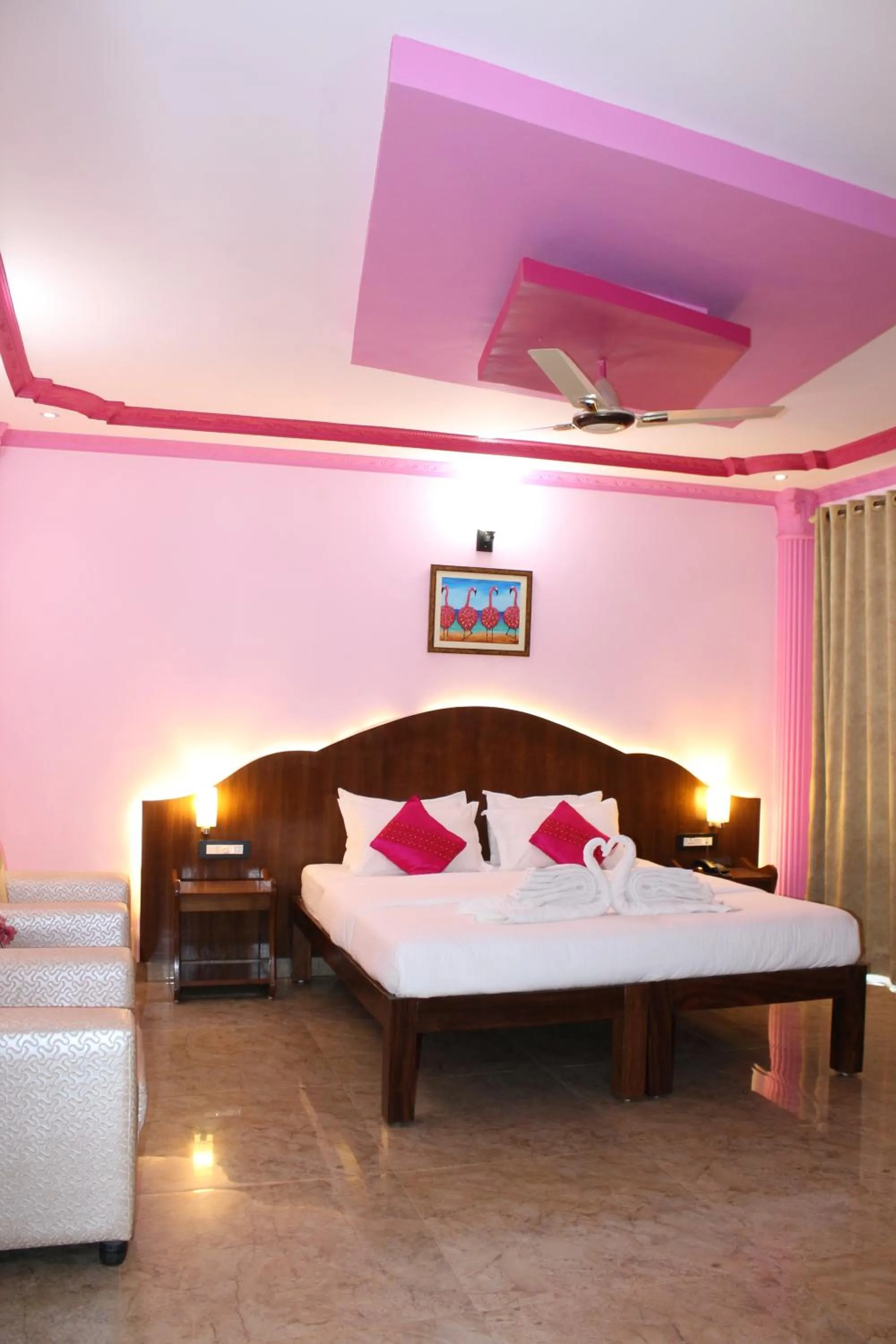 Bed in Sea View Resort