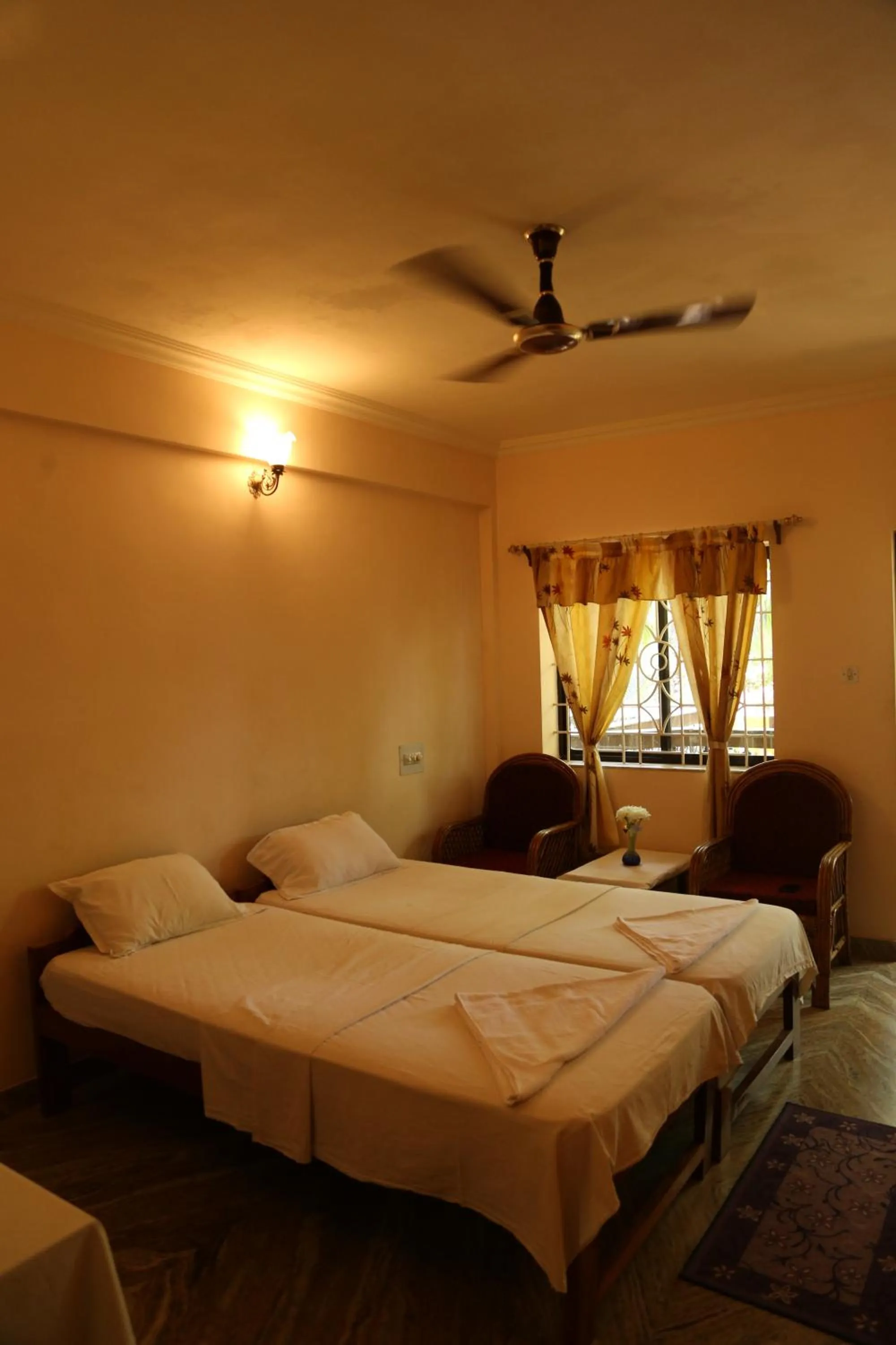 Bed in Sea View Resort