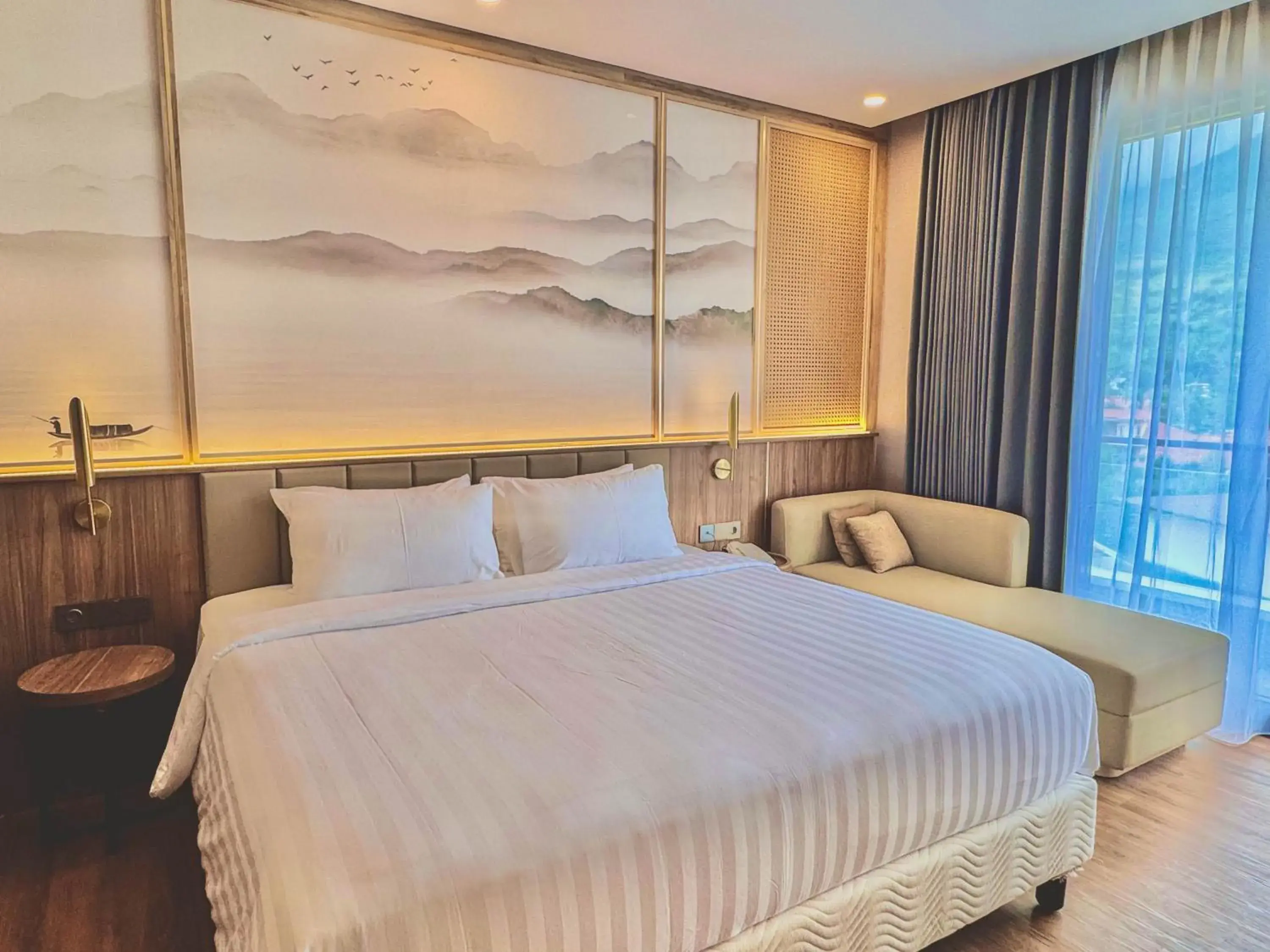 Junior Suite Double Bed Mountain View in Cahaya Villa Garut Junior Suite Double Bed Mountain View in Cahaya Villa Garut