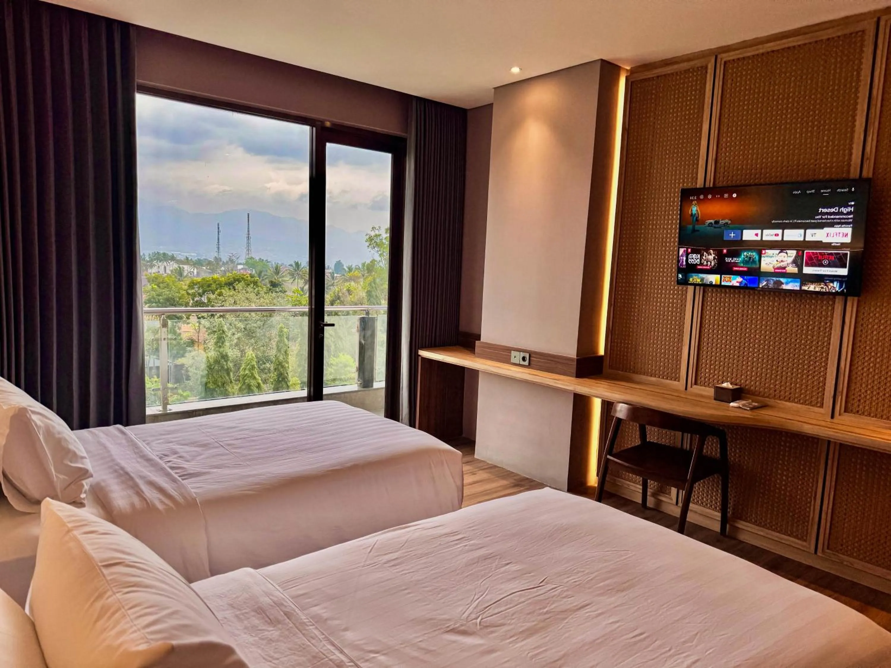 Bed in Cahaya Villa Garut