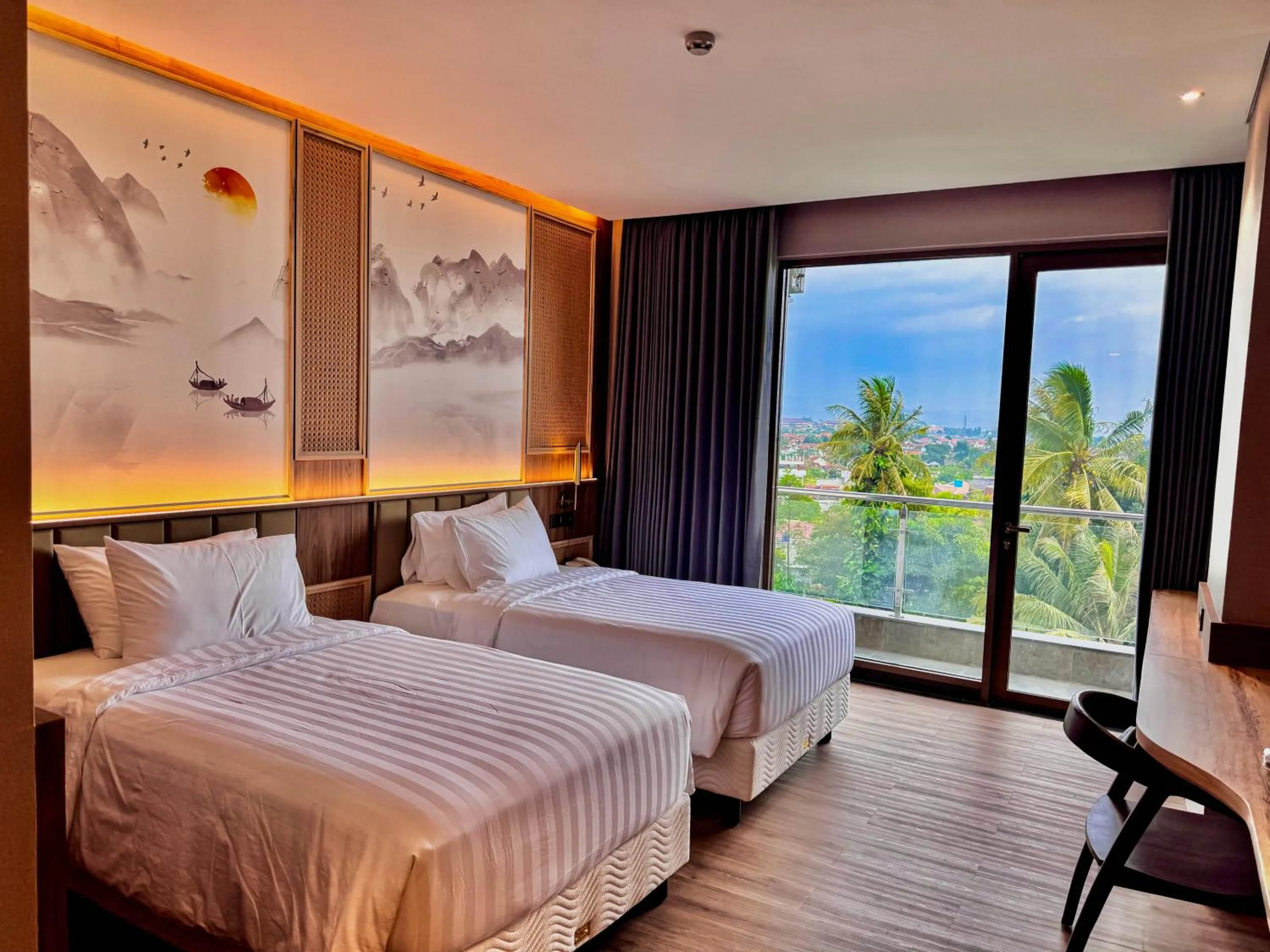 Bed in Cahaya Villa Garut