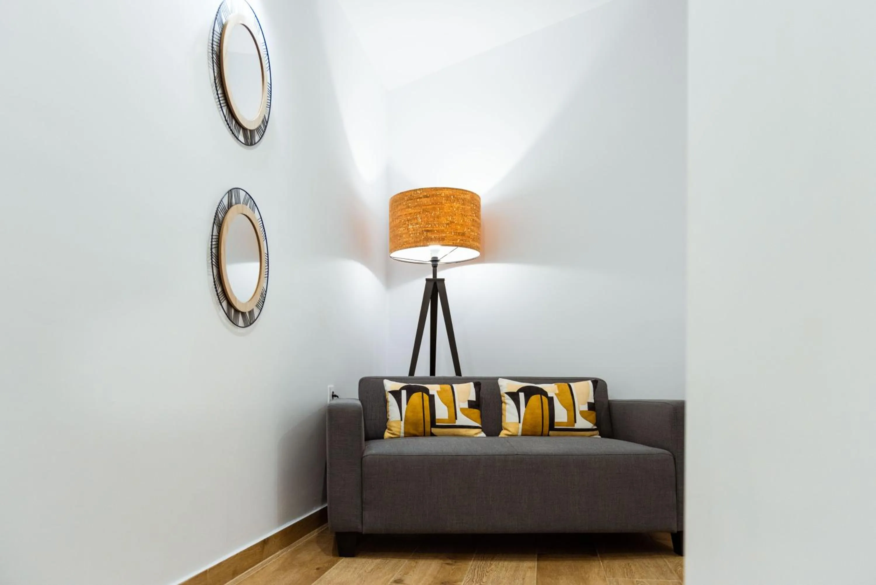 Seating area in TAKE SURF Hostel Conil