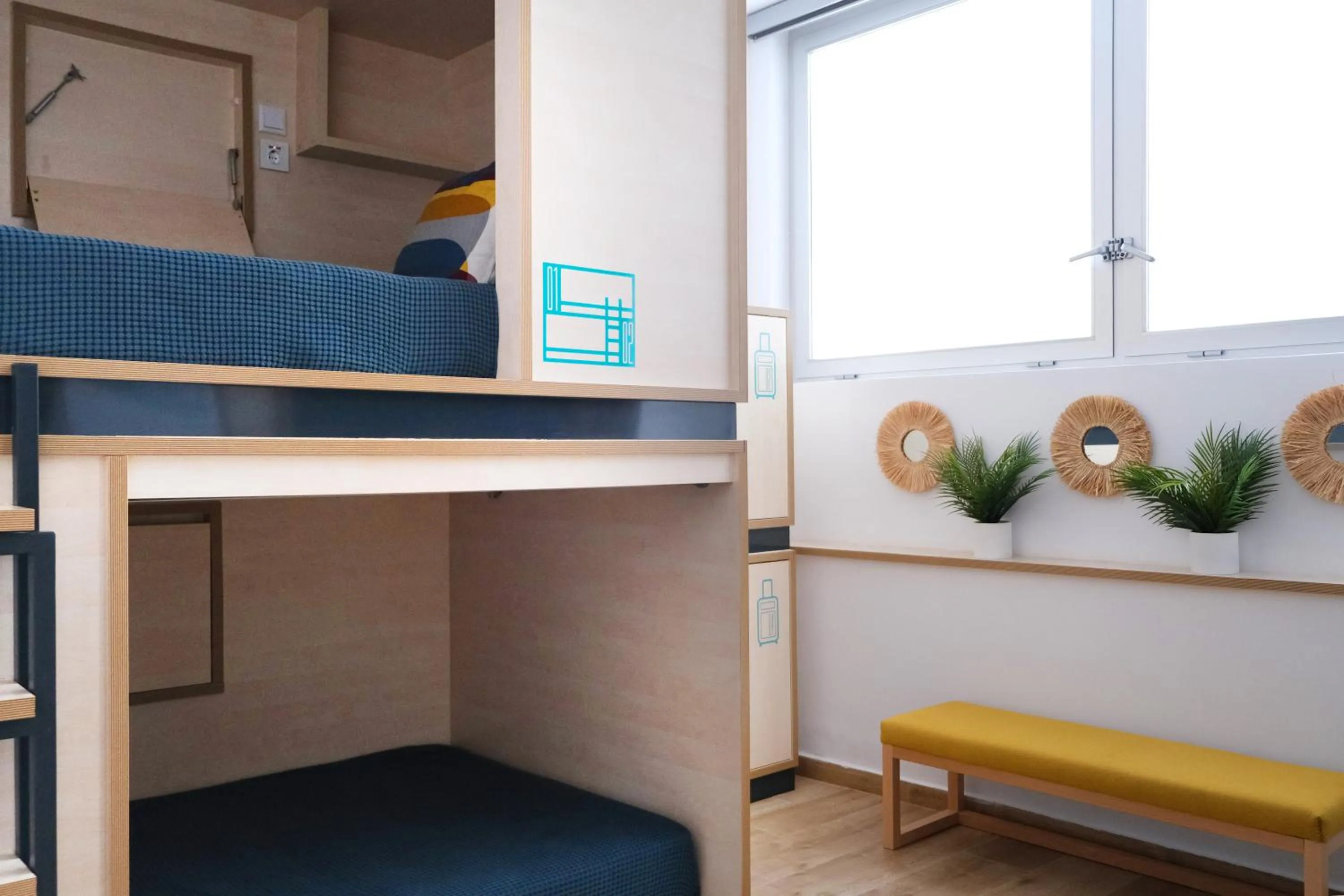 Bed in TAKE SURF Hostel Conil