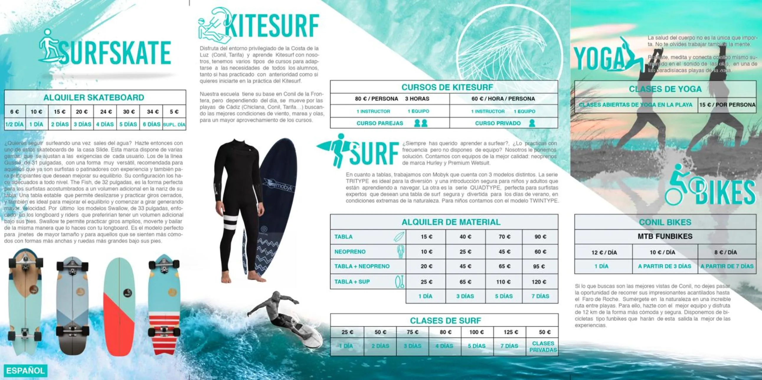 Text overlay in TAKE SURF Hostel Conil