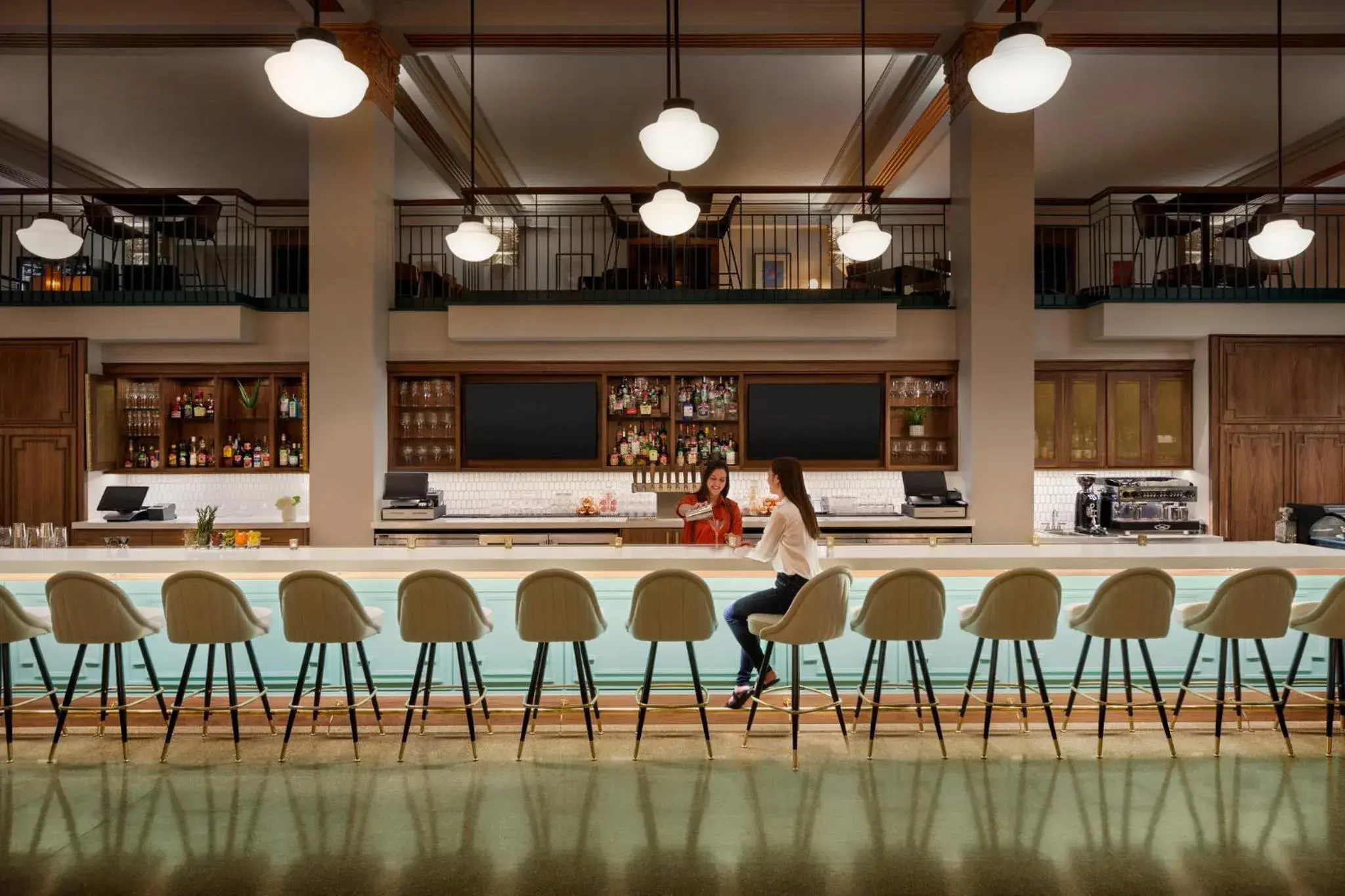 Lounge or bar in Hotel Indigo - Winston-Salem Downtown by IHG Lounge or bar in Hotel Indigo - Winston-Salem Downtown by IHG