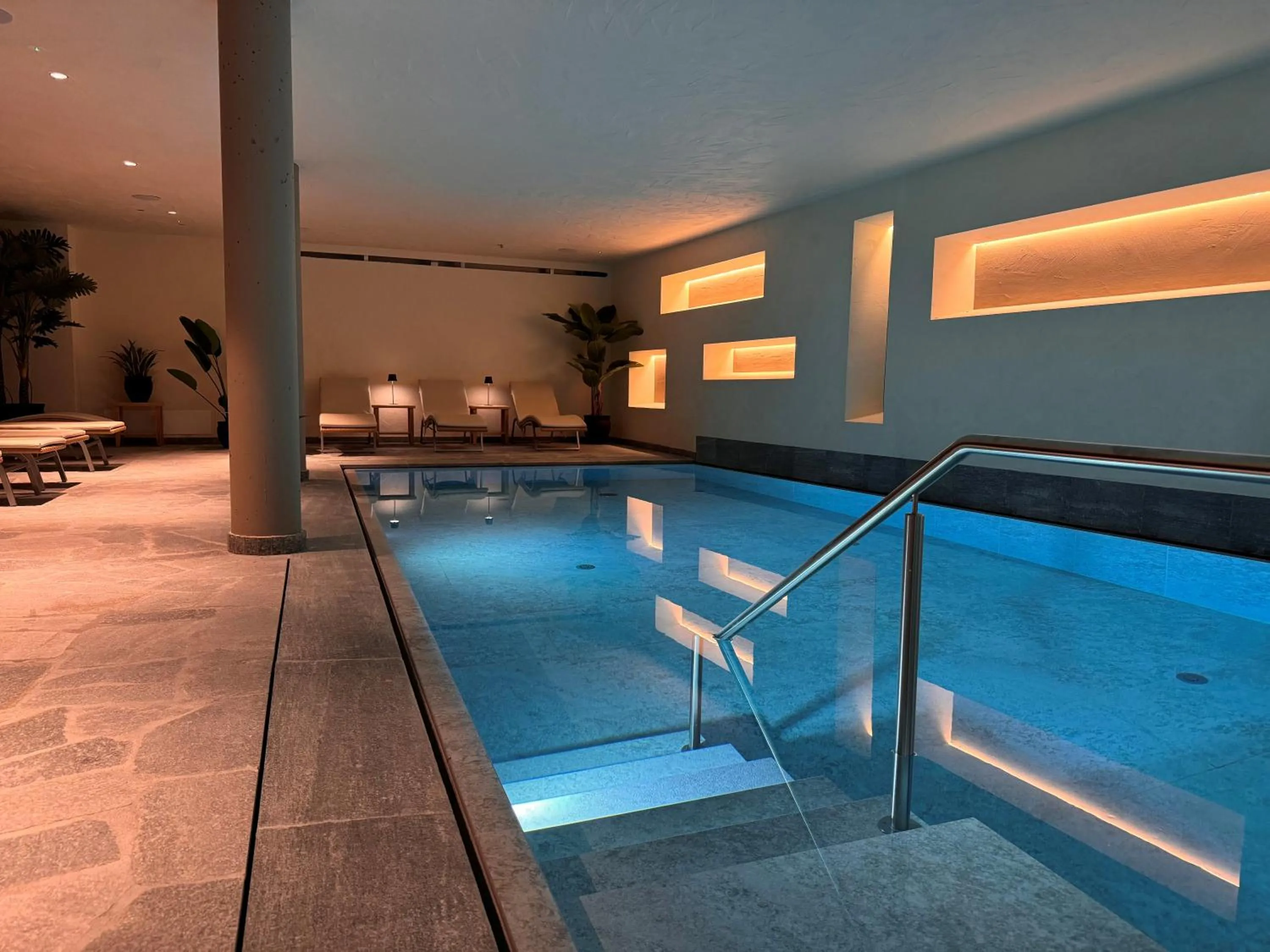 Pool view in Hotel Gran Fanes