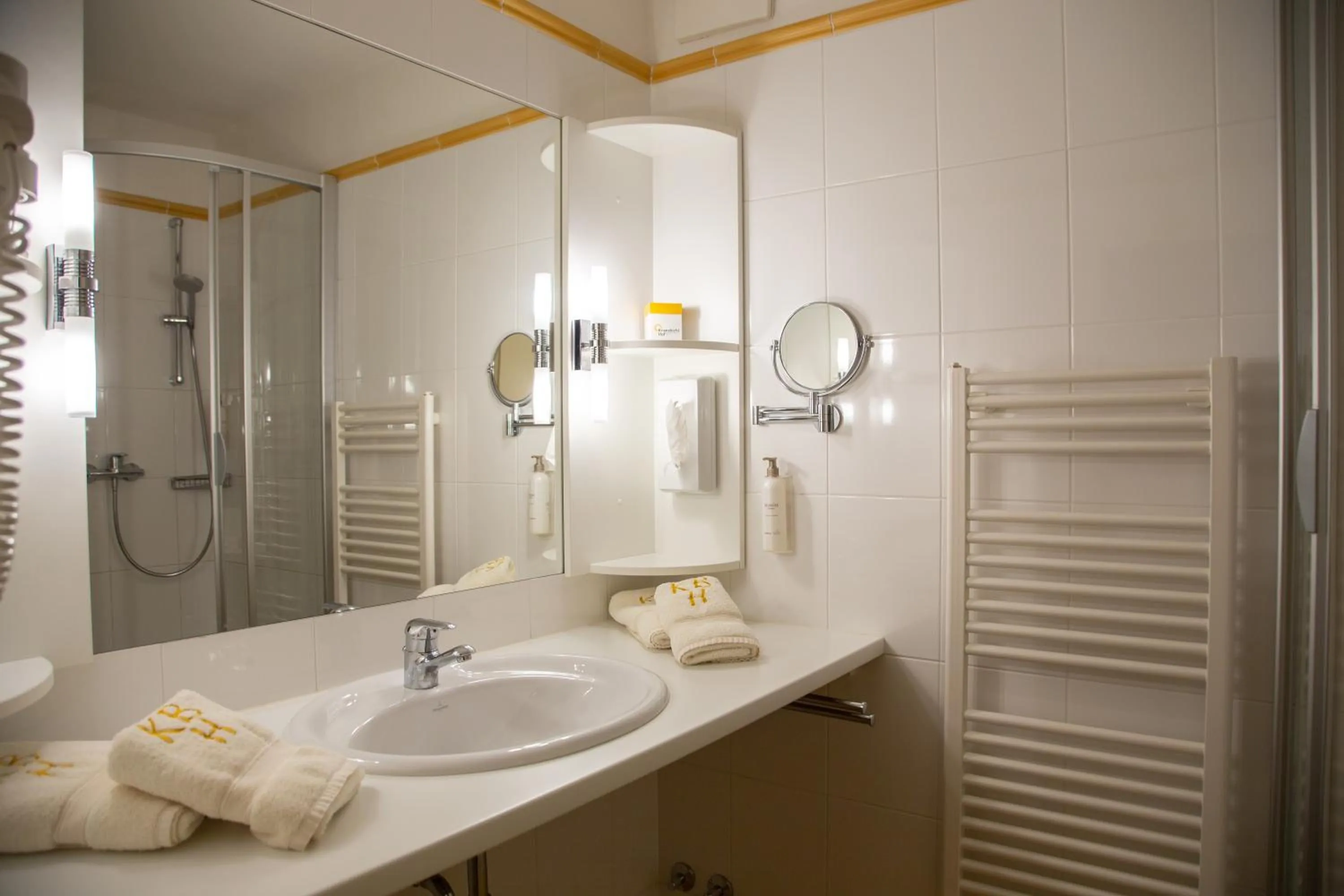 Shower in Hotel garni Kranzbichlhof