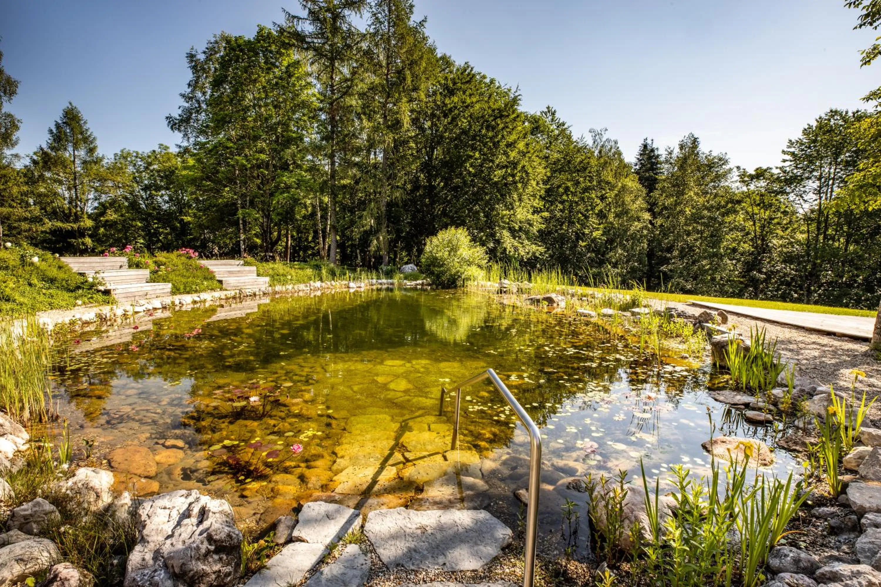 Swimming pool in Hotel garni Kranzbichlhof