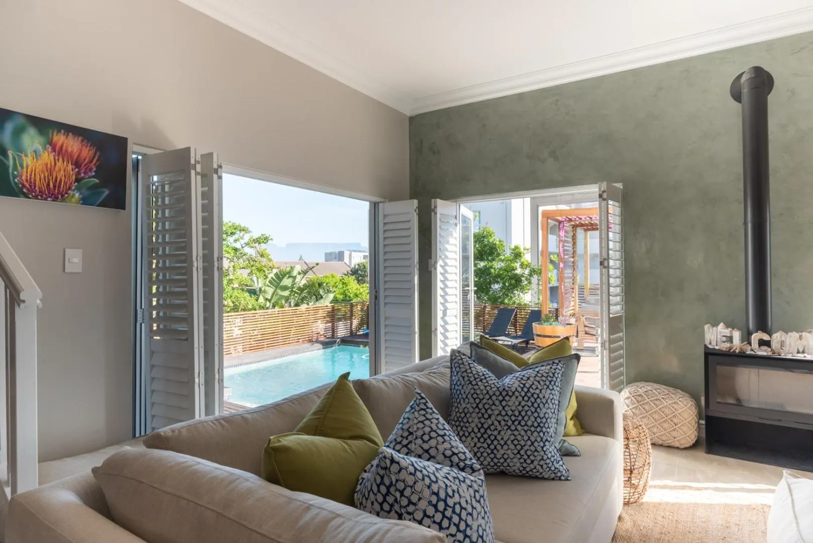 Living room in Bentley's Guesthouse