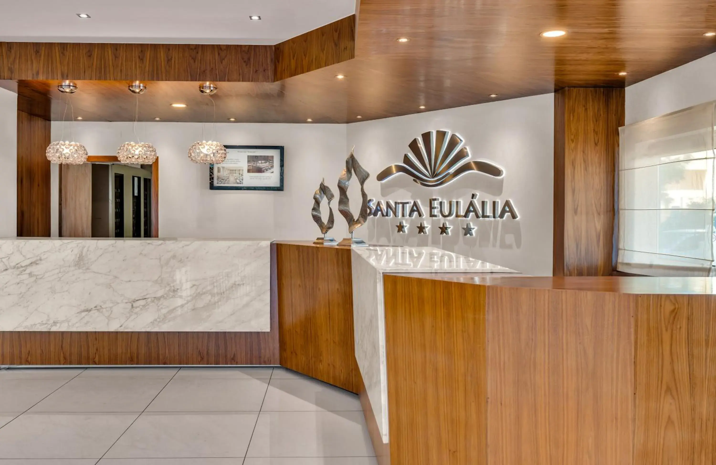 Lobby or reception in Santa Eulalia Hotel & Spa Lobby or reception in Santa Eulalia Hotel & Spa