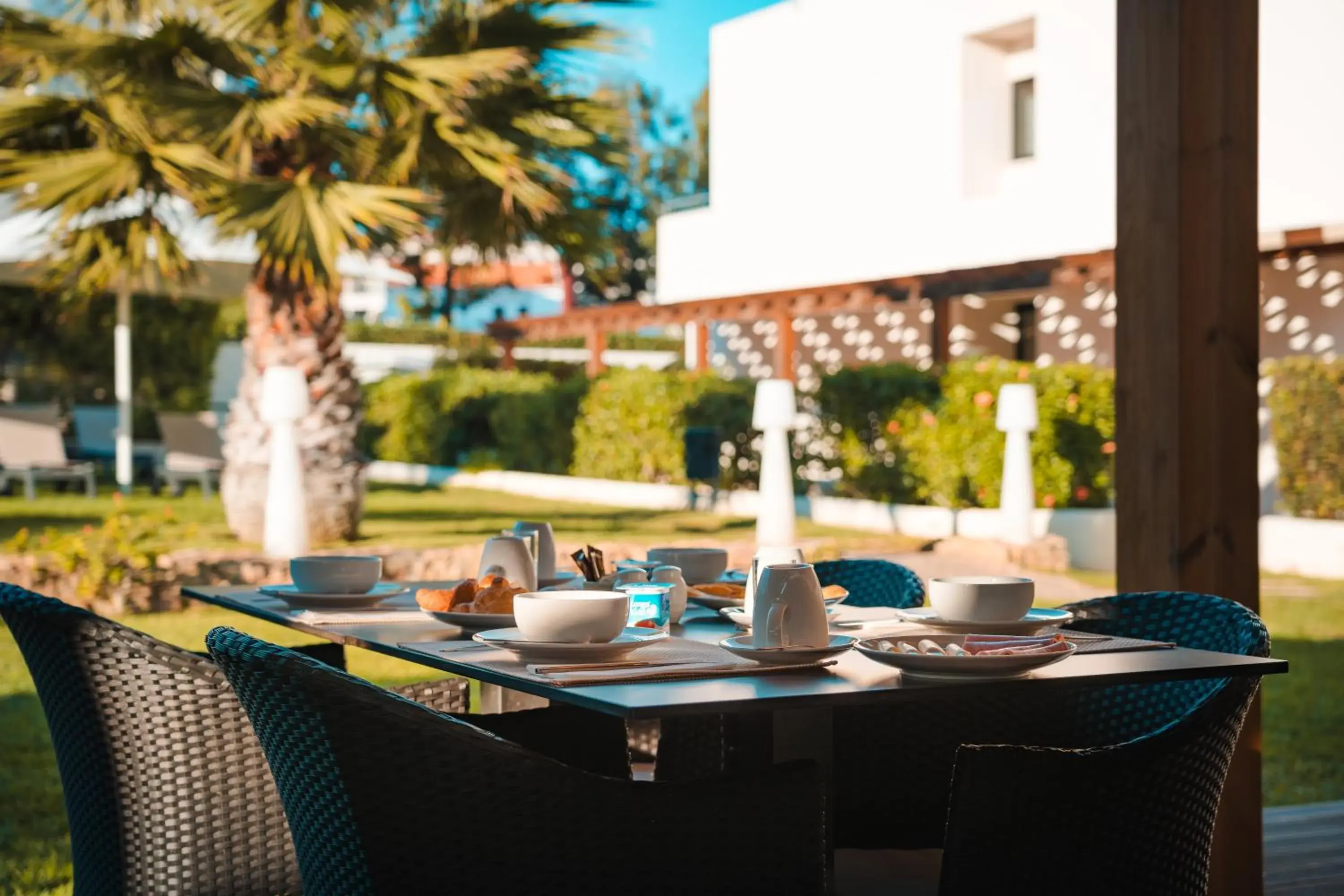 Garden view in Santa Eulalia Hotel & Spa Garden view in Santa Eulalia Hotel & Spa