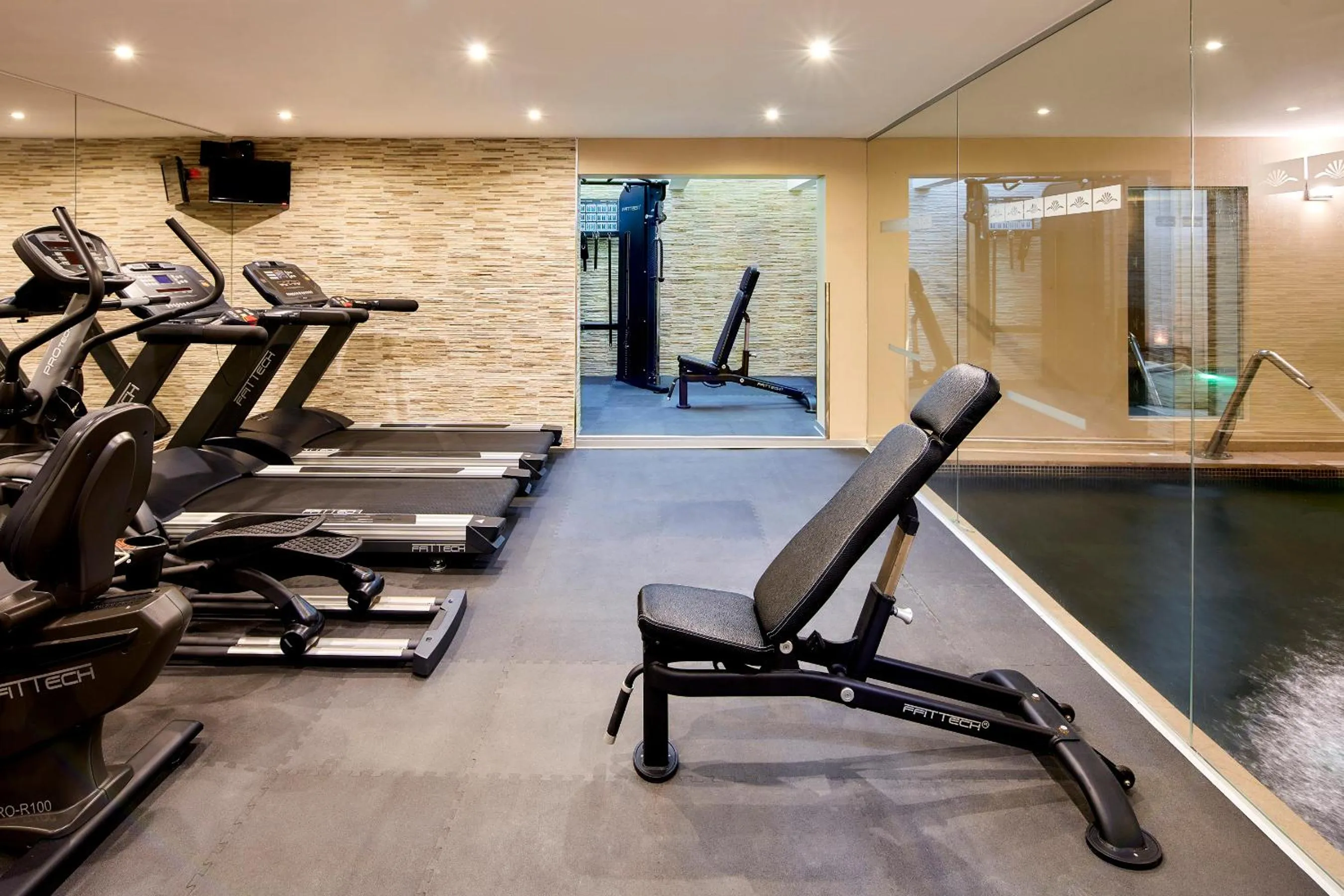 Fitness centre/facilities in Santa Eulalia Hotel & Spa