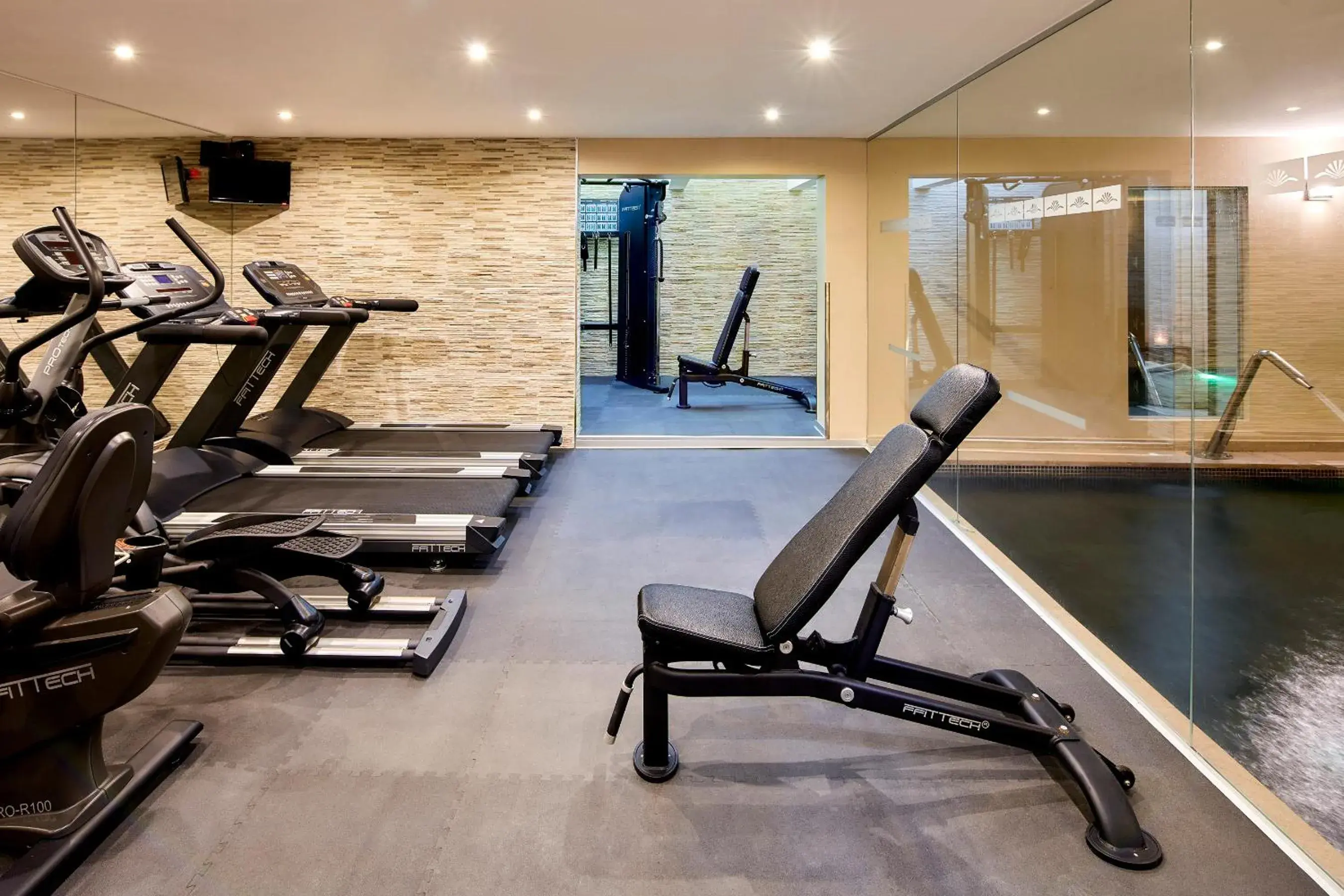 Fitness centre/facilities in Santa Eulalia Hotel & Spa Fitness centre/facilities in Santa Eulalia Hotel & Spa