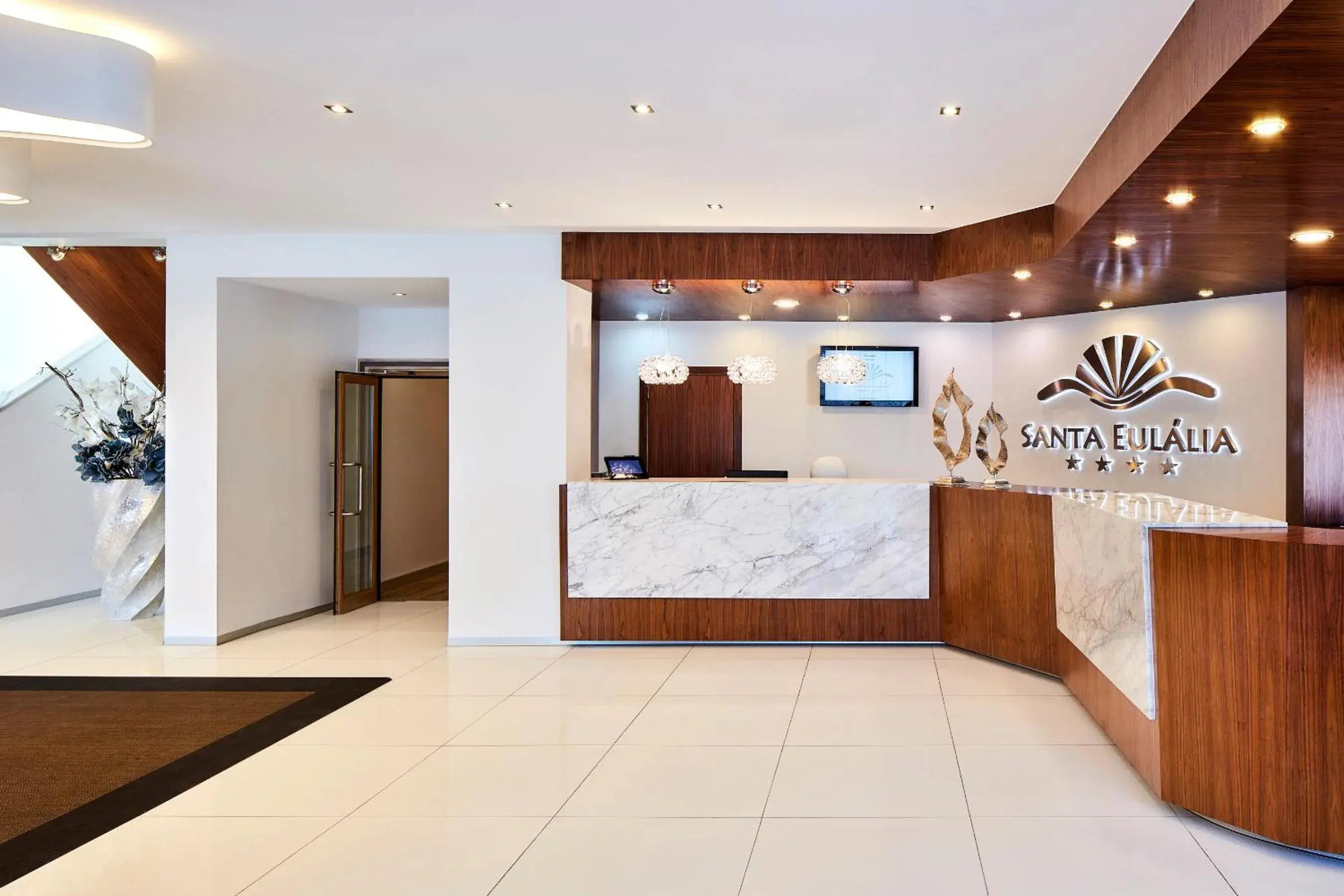 Lobby or reception in Santa Eulalia Hotel & Spa Lobby or reception in Santa Eulalia Hotel & Spa