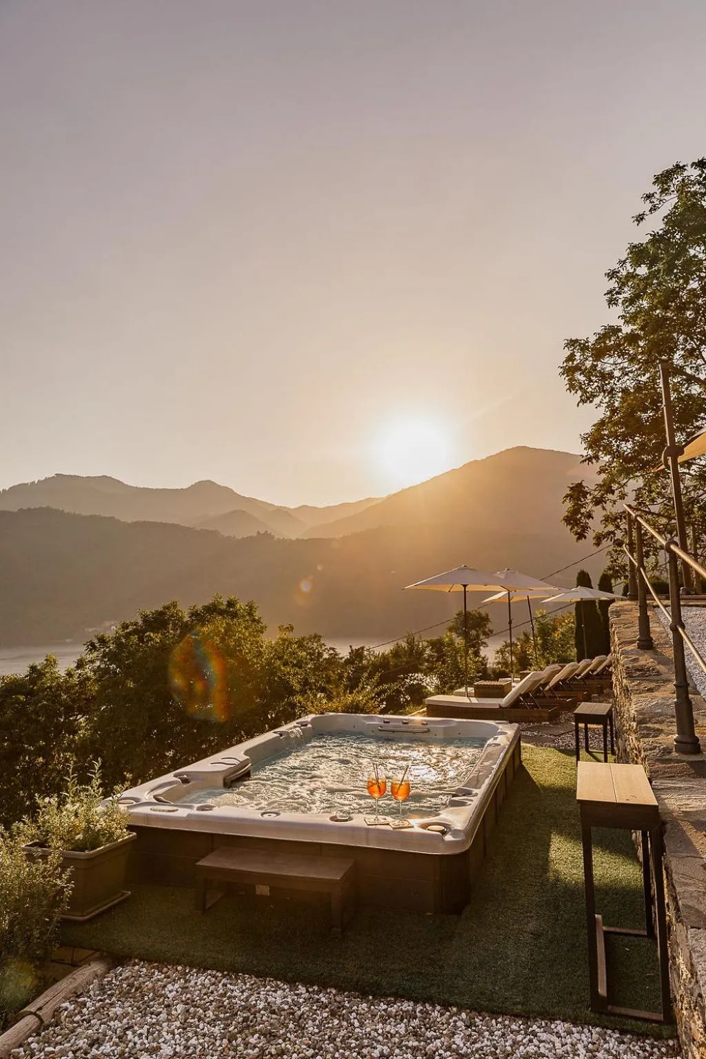 Hot Tub in Villa Antica Colonia SPA & Wellness