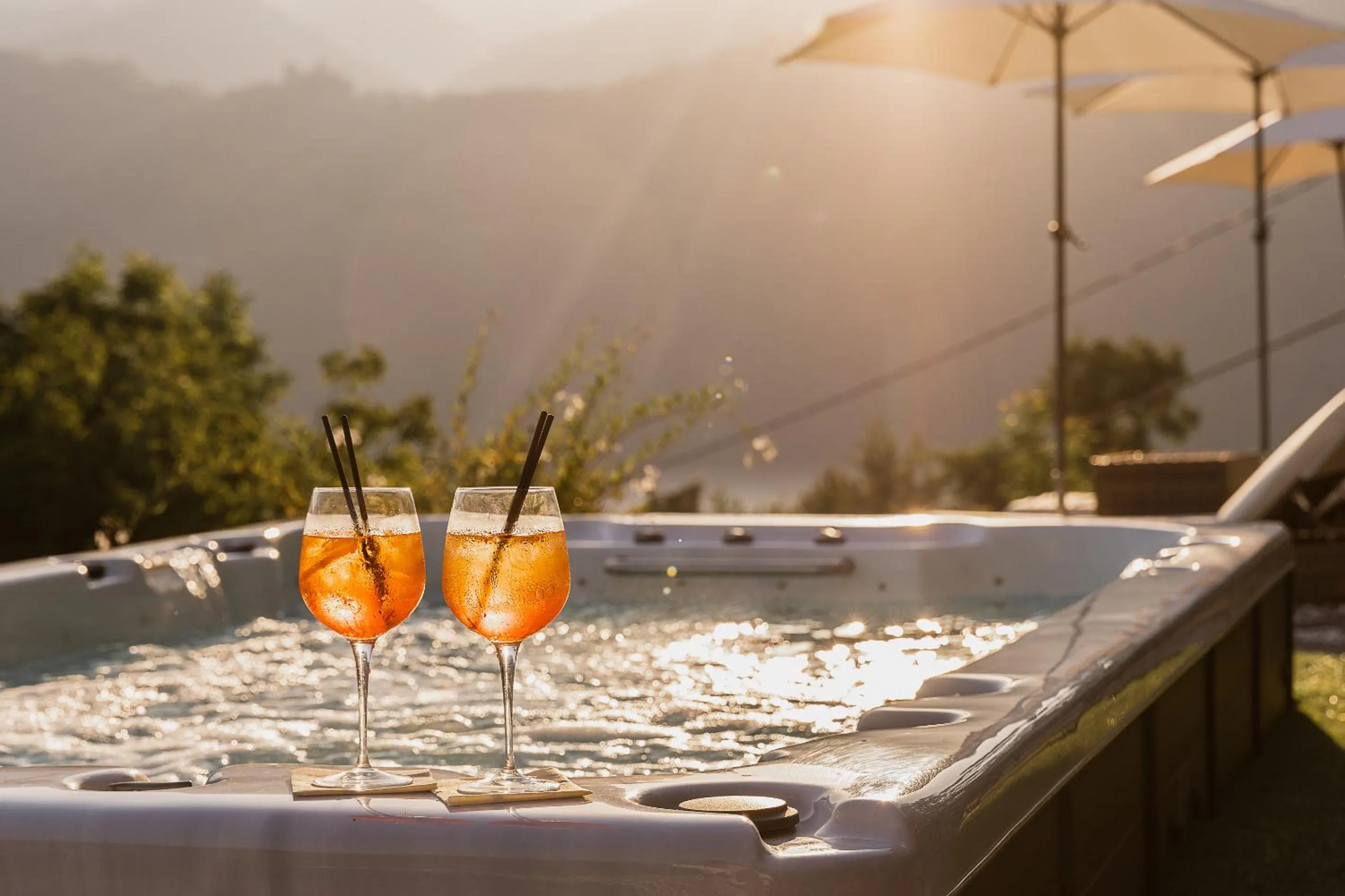 Hot Tub in Villa Antica Colonia SPA & Wellness