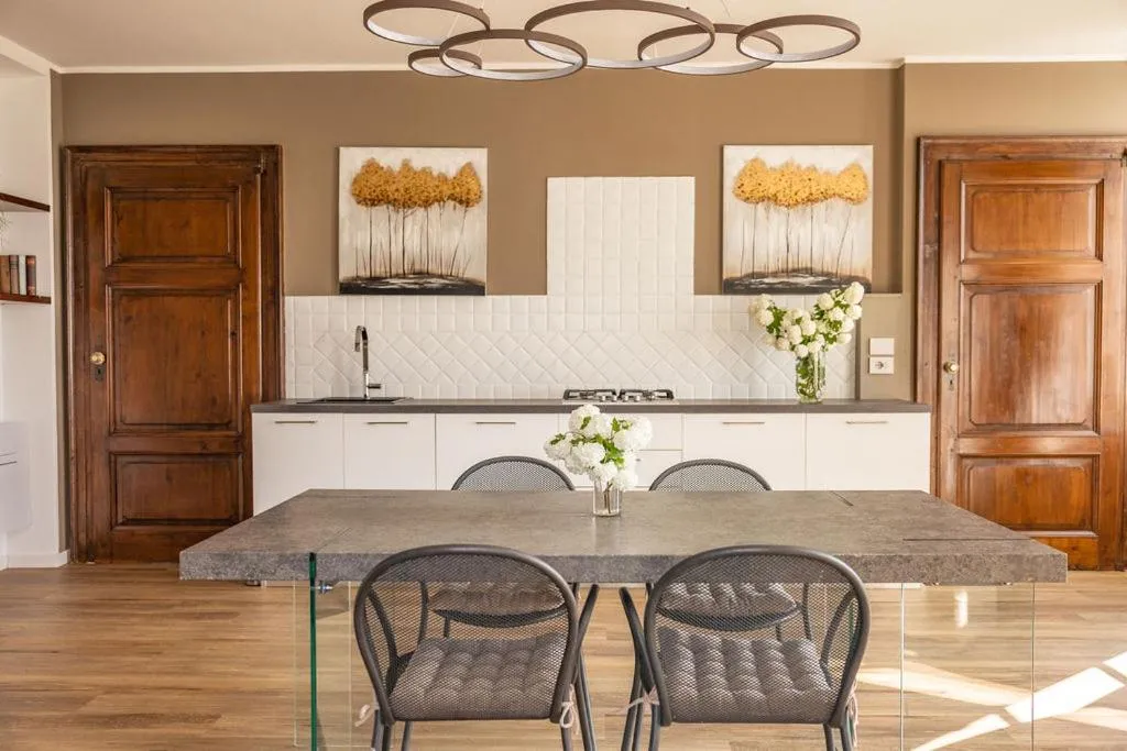 Kitchen or kitchenette in Villa Antica Colonia SPA & Wellness