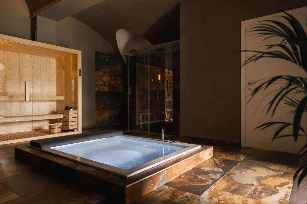Sauna, Bed in Villa Antica Colonia SPA & Wellness