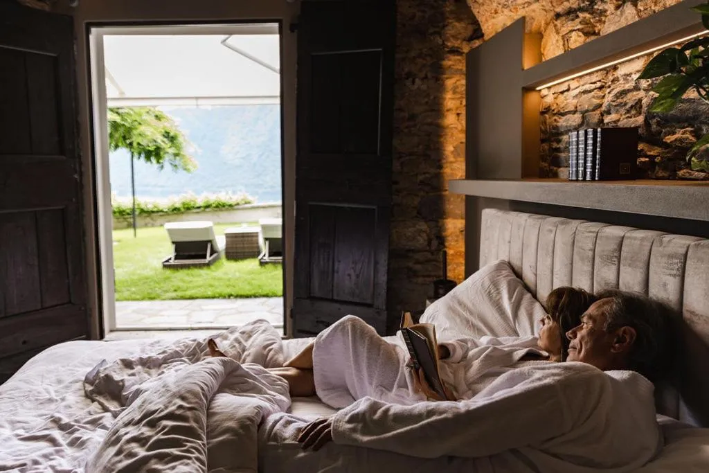 Bed in Villa Antica Colonia SPA & Wellness