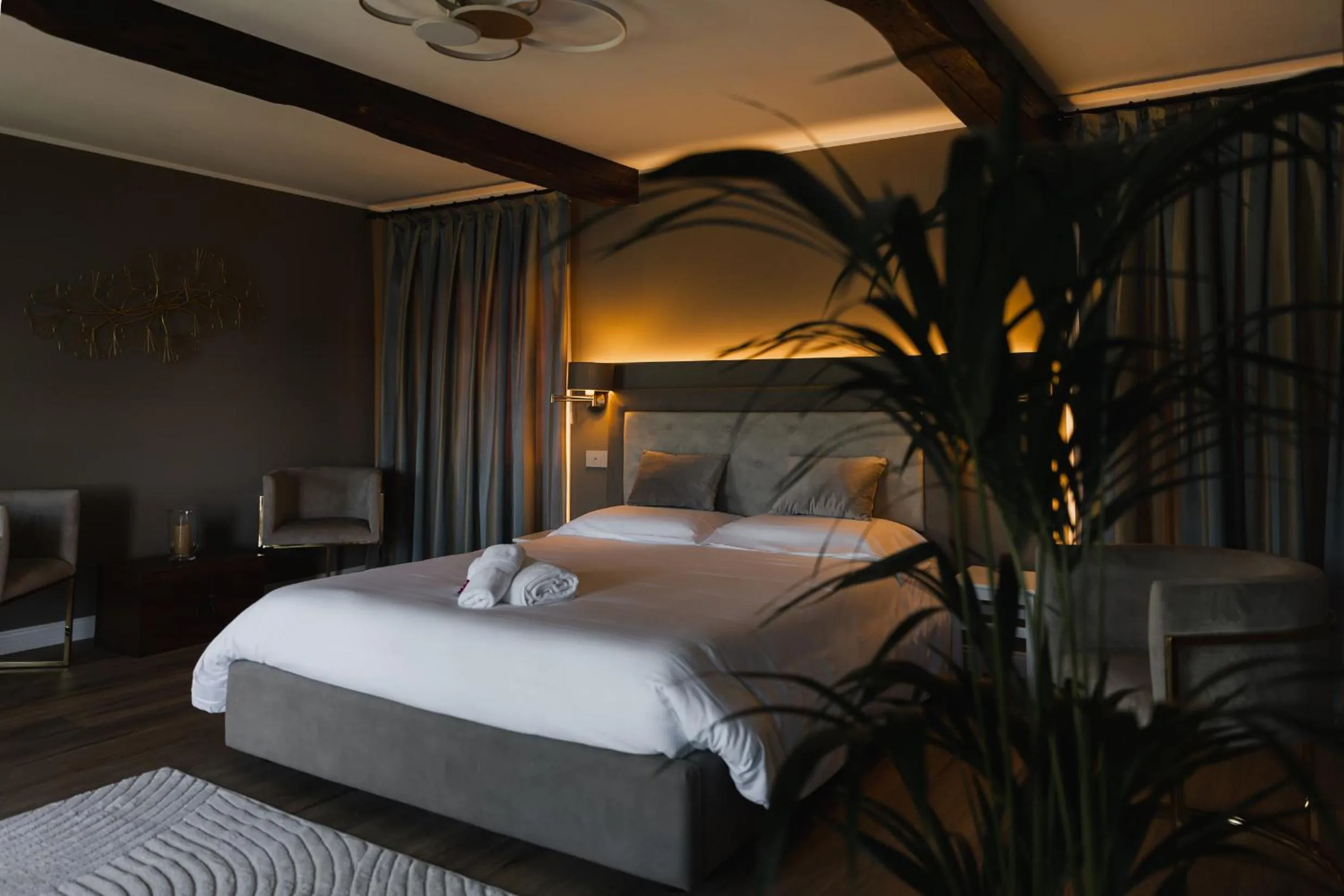 Bed in Villa Antica Colonia SPA & Wellness