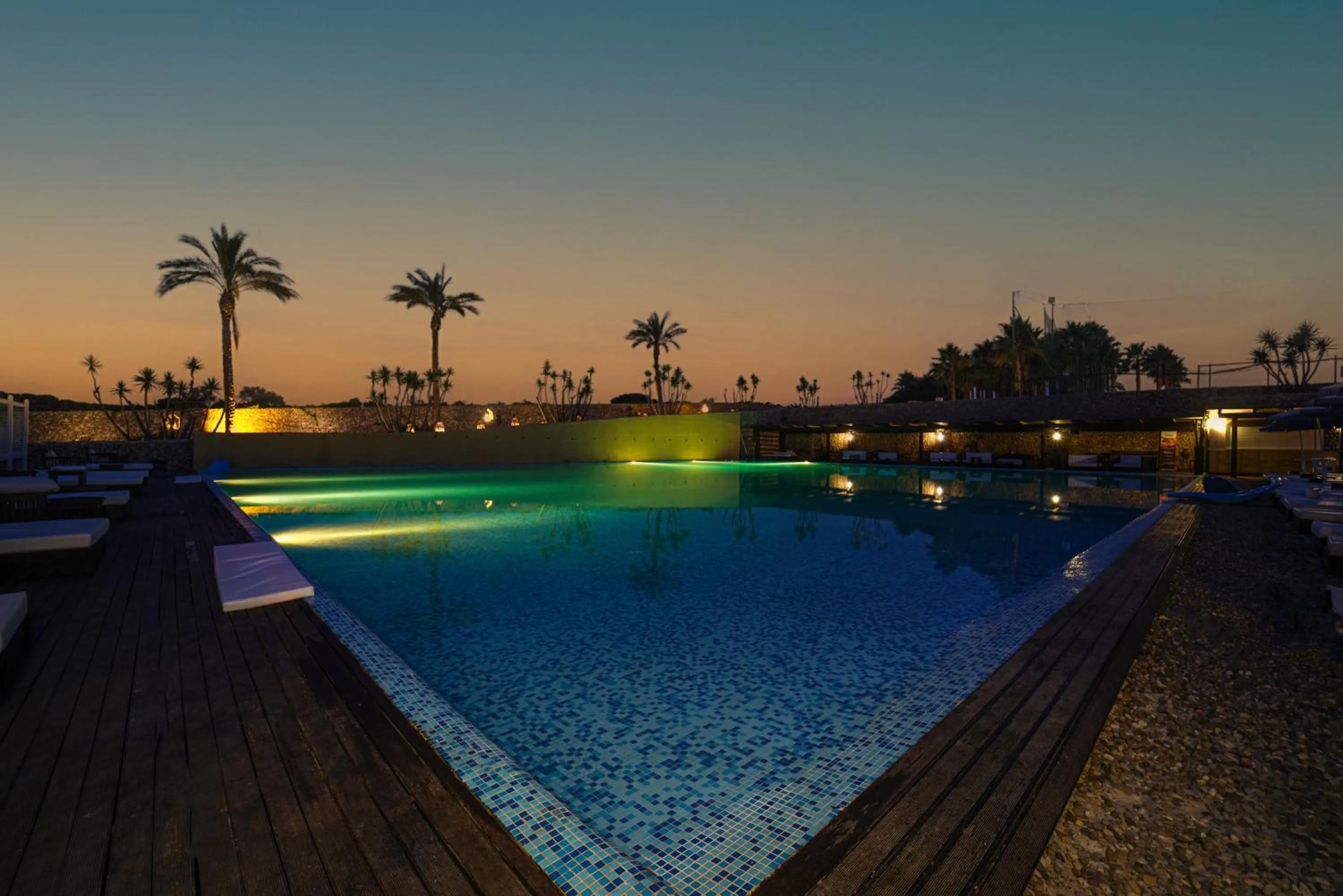 Pool view in Amareclub Baia Dei Turchi Resort - Adults Only