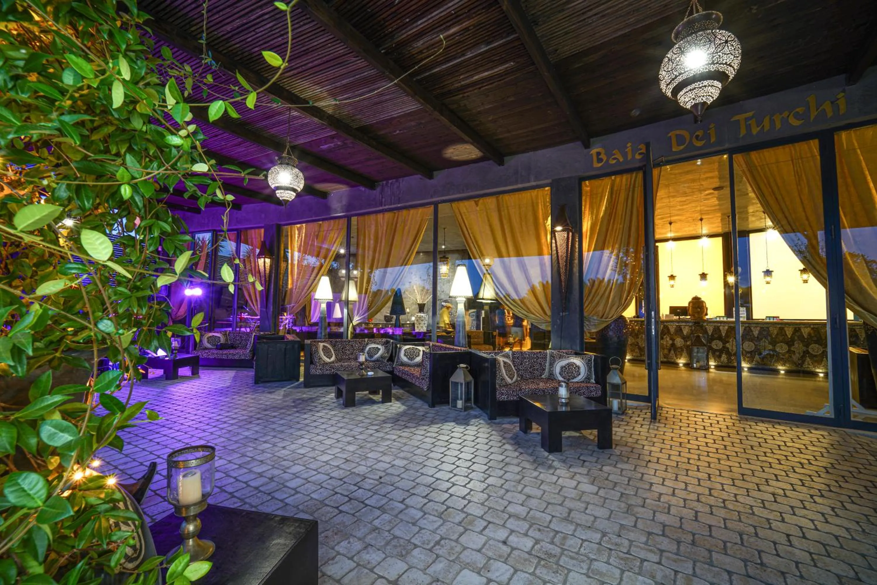 Seating area in Amareclub Baia Dei Turchi Resort - Adults Only