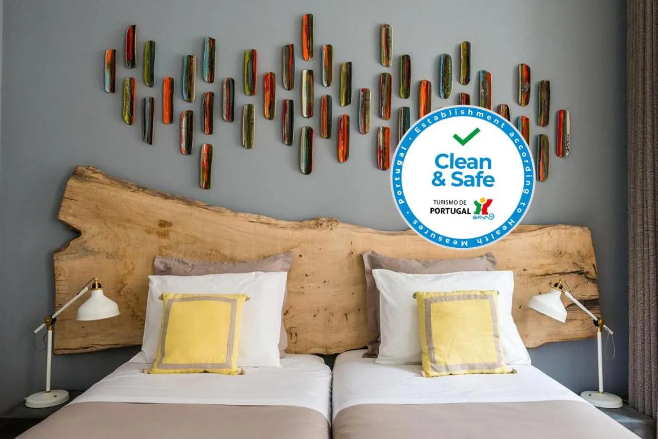 Bedroom, Bed in 19 Tile Ceramic Concept - by Unlock Hotels