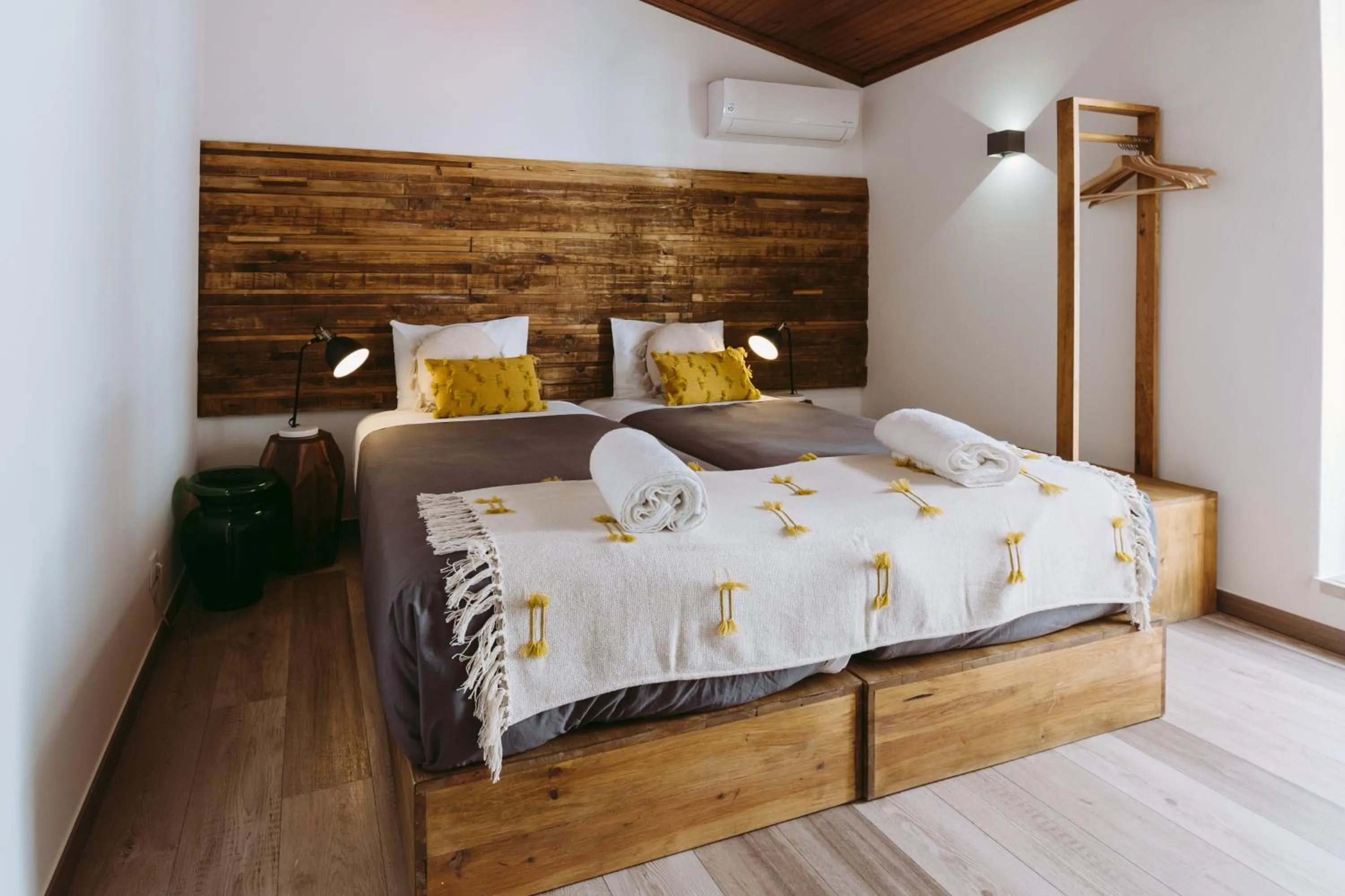 Bedroom, Bed in 19 Tile Ceramic Concept - by Unlock Hotels