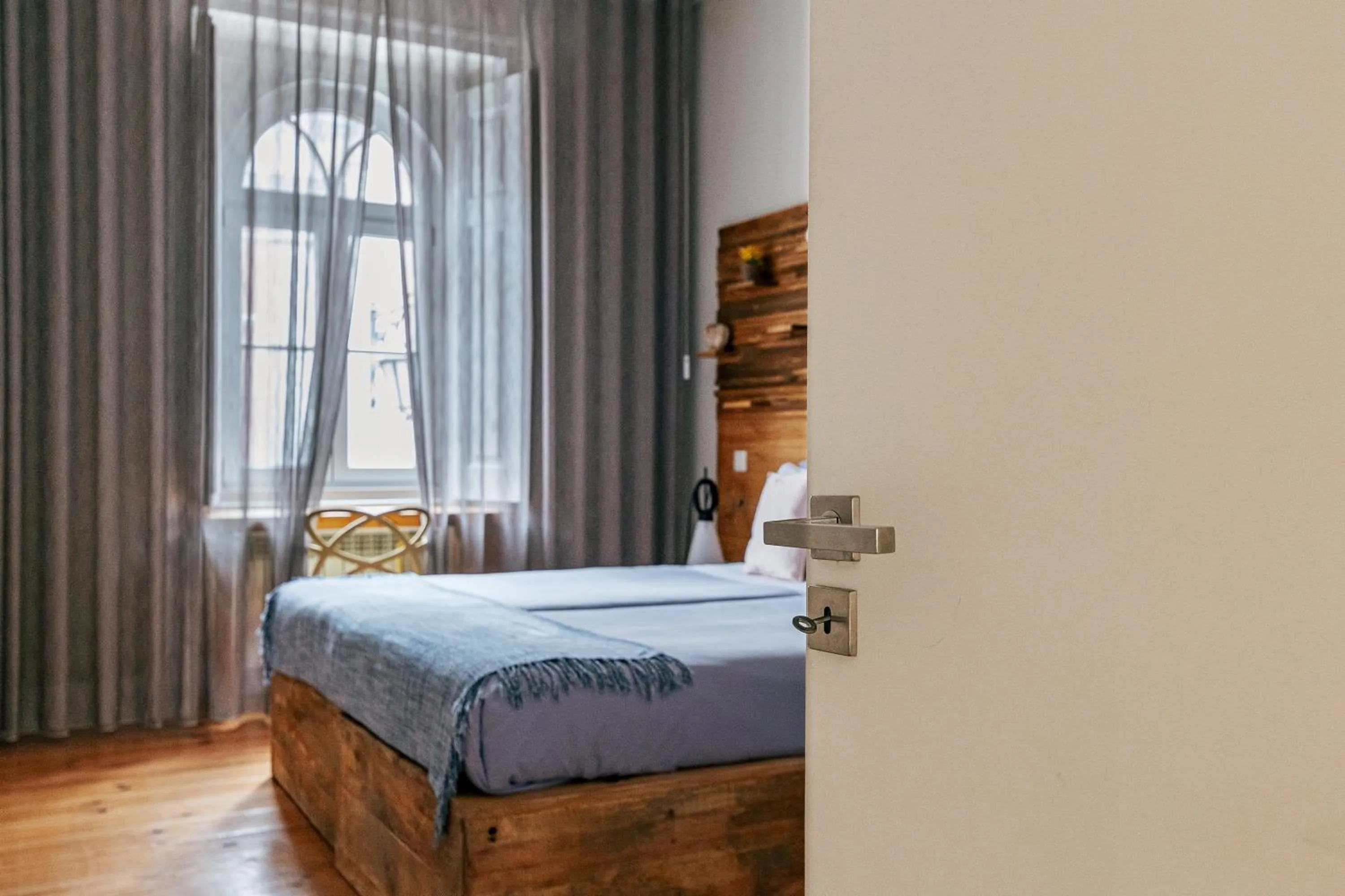 Bedroom, Bed in 19 Tile Ceramic Concept - by Unlock Hotels