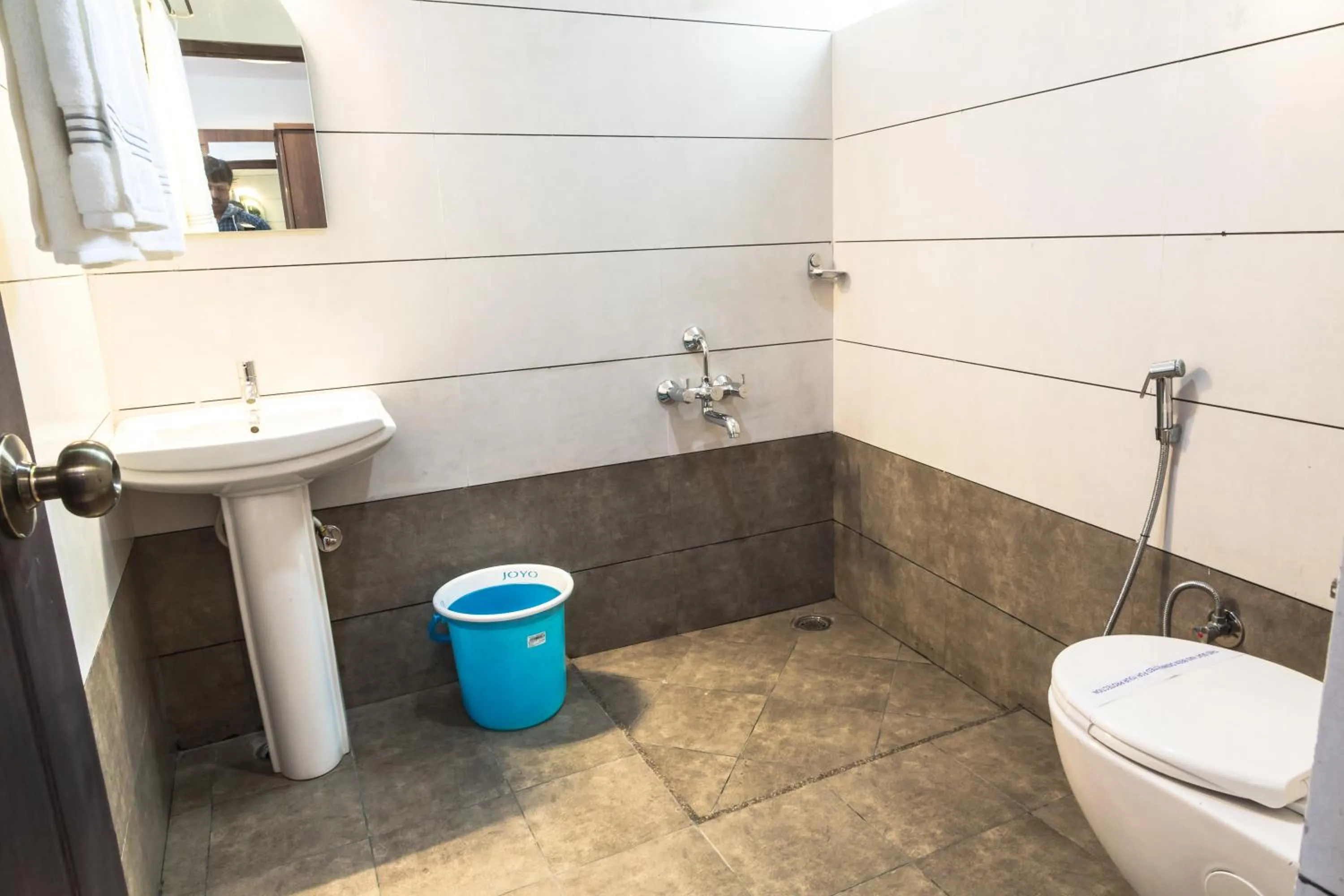 Bathroom in The Porch Inn Hotel & Service Apartments Near Nimhans Hospital