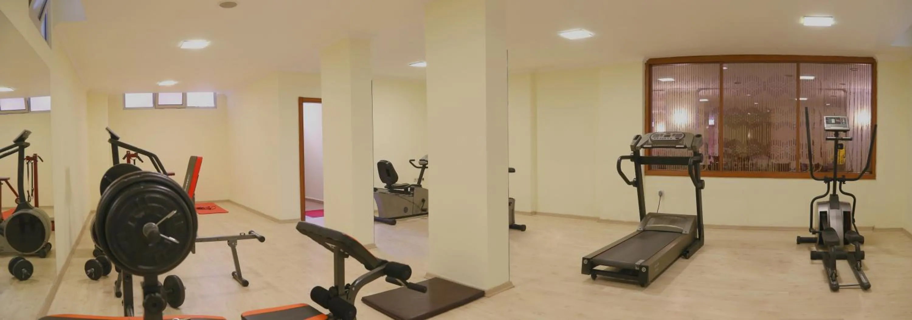 Fitness centre/facilities in Club Karakas Apart Otel