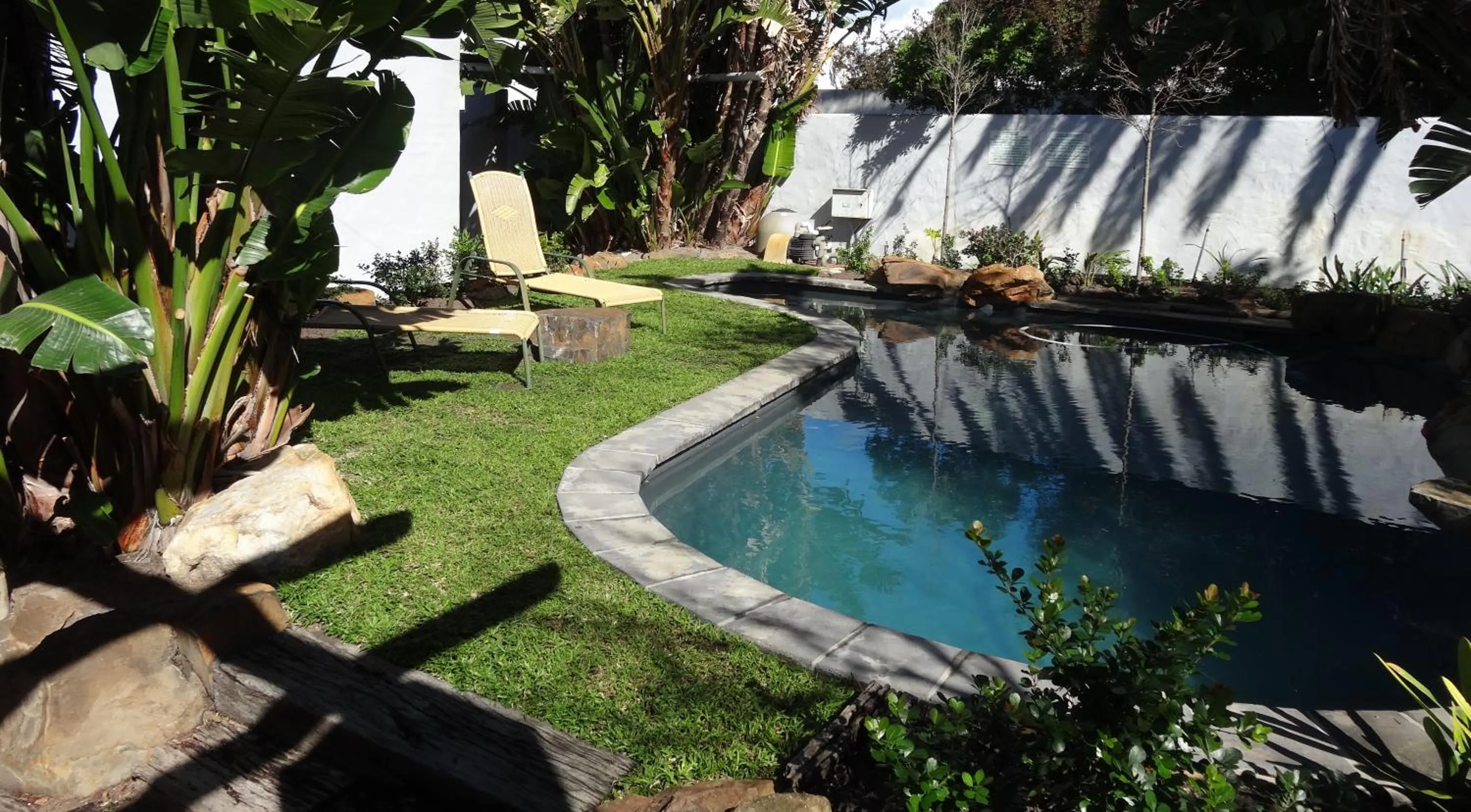 Swimming pool in Be My Guest Lodge