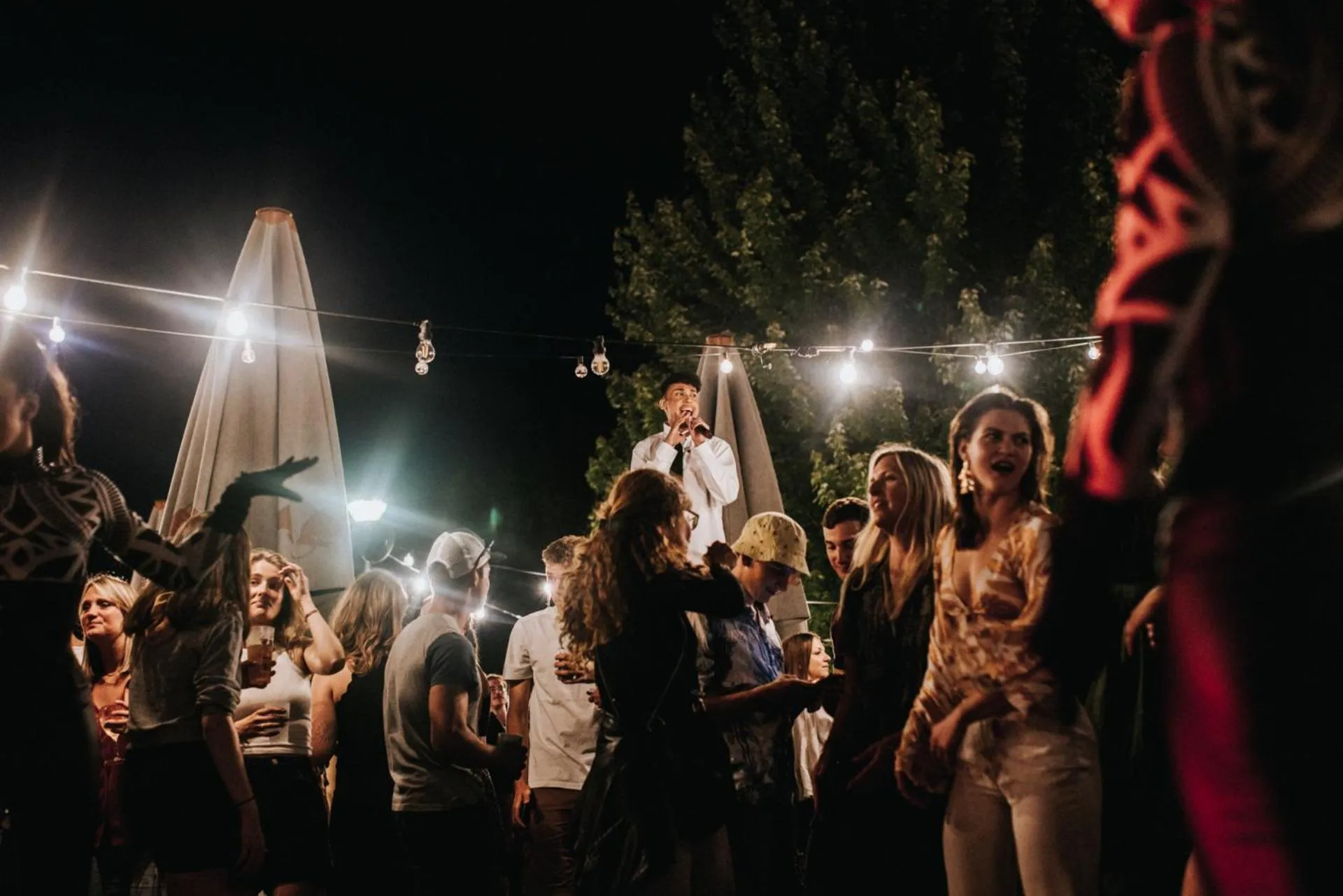 Patio in La Folie Douce Hotels Chamonix