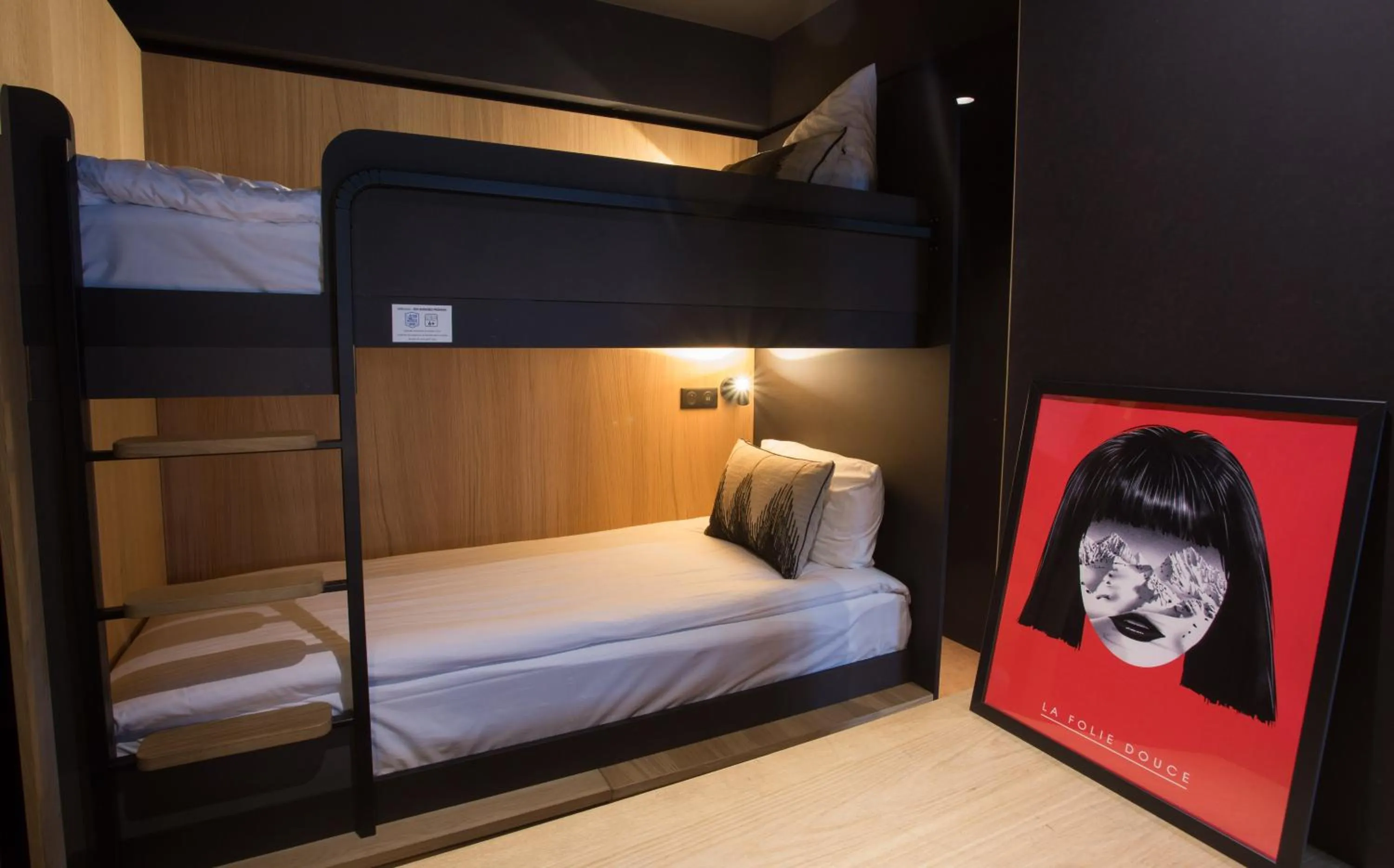 bunk bed, Bed in La Folie Douce Hotels Chamonix