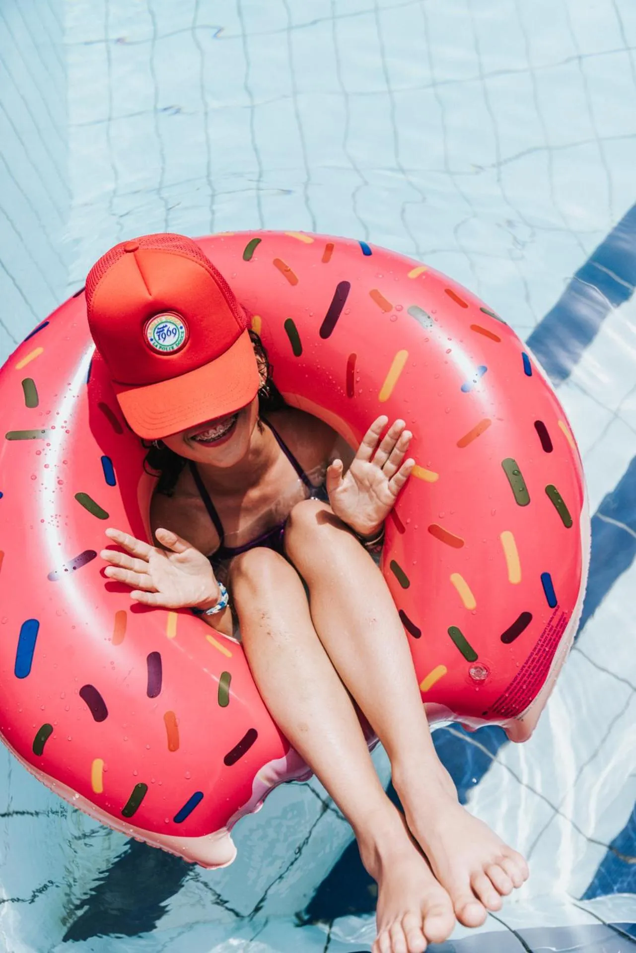 Swimming pool in La Folie Douce Hotels Chamonix