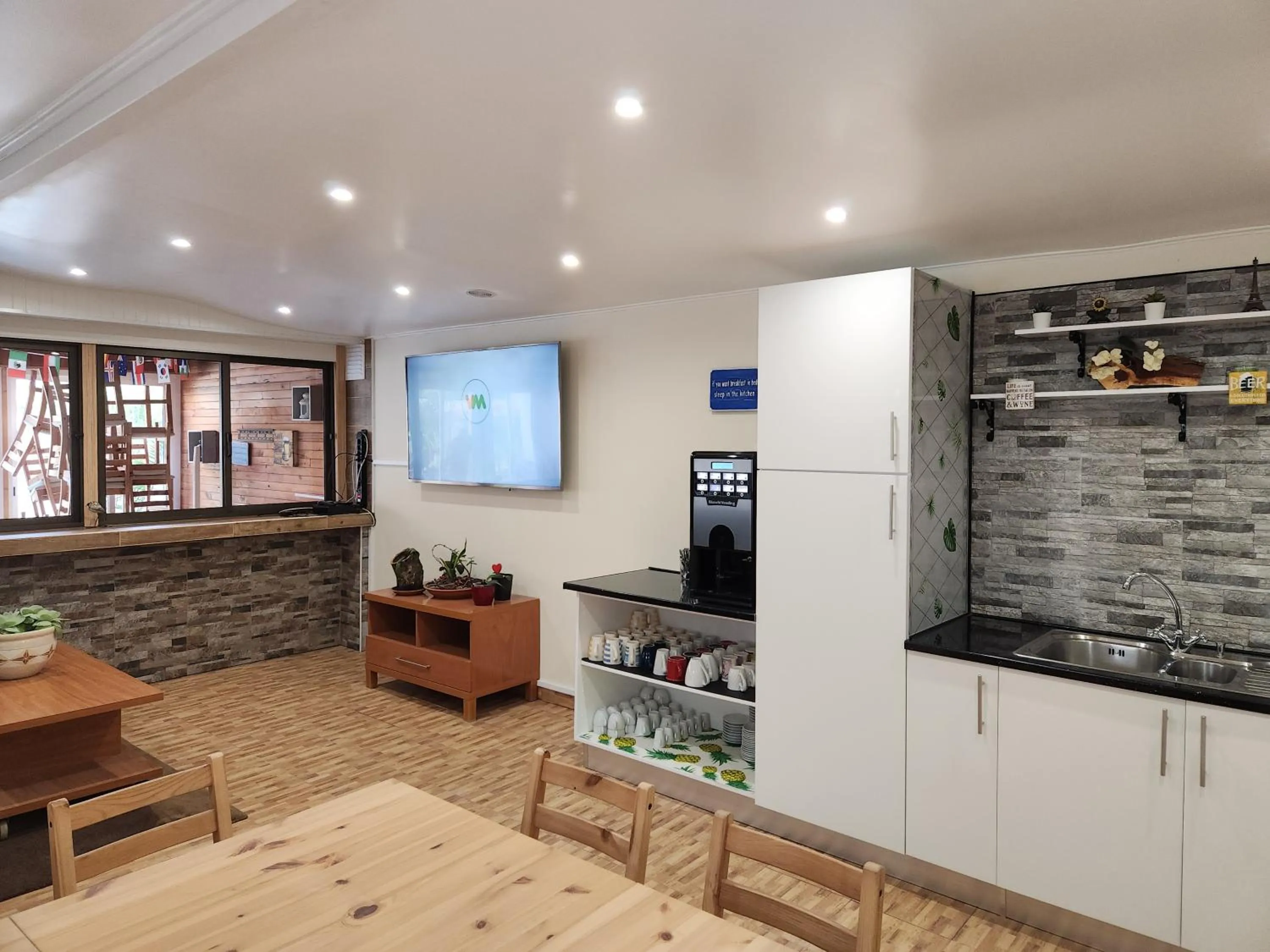 Communal kitchen in Ocean View Lagos