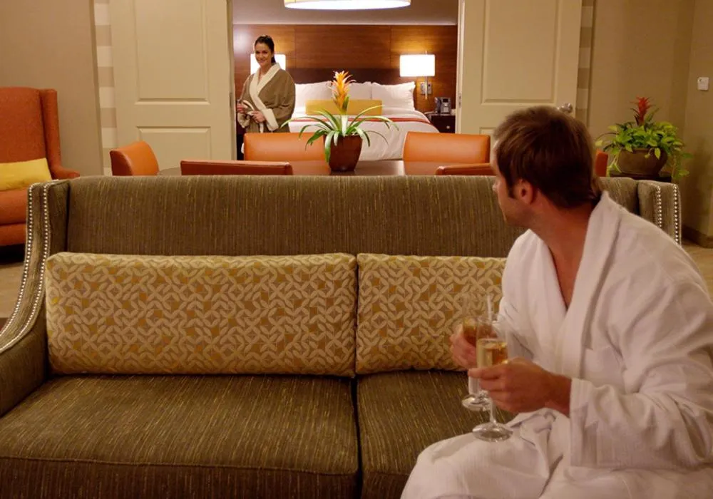 Guests in Seven Clans Hotel at Coushatta