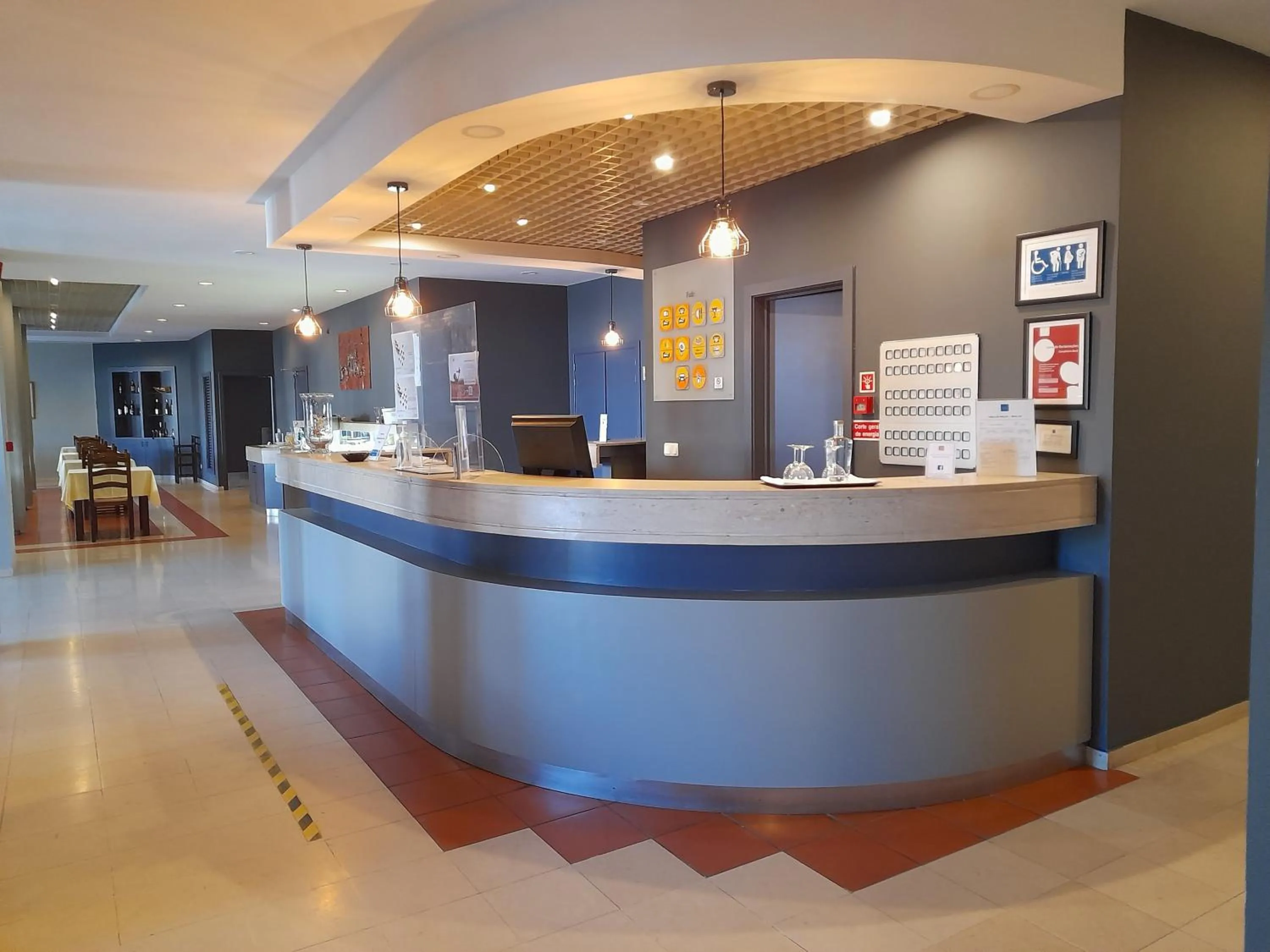 Lobby or reception in Flag Hotel Guimarães Fafe