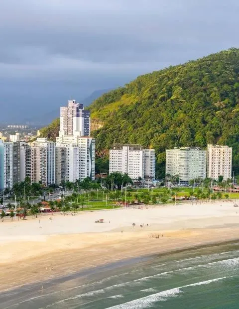 Natural landscape in Ilha Porchat Hotel
