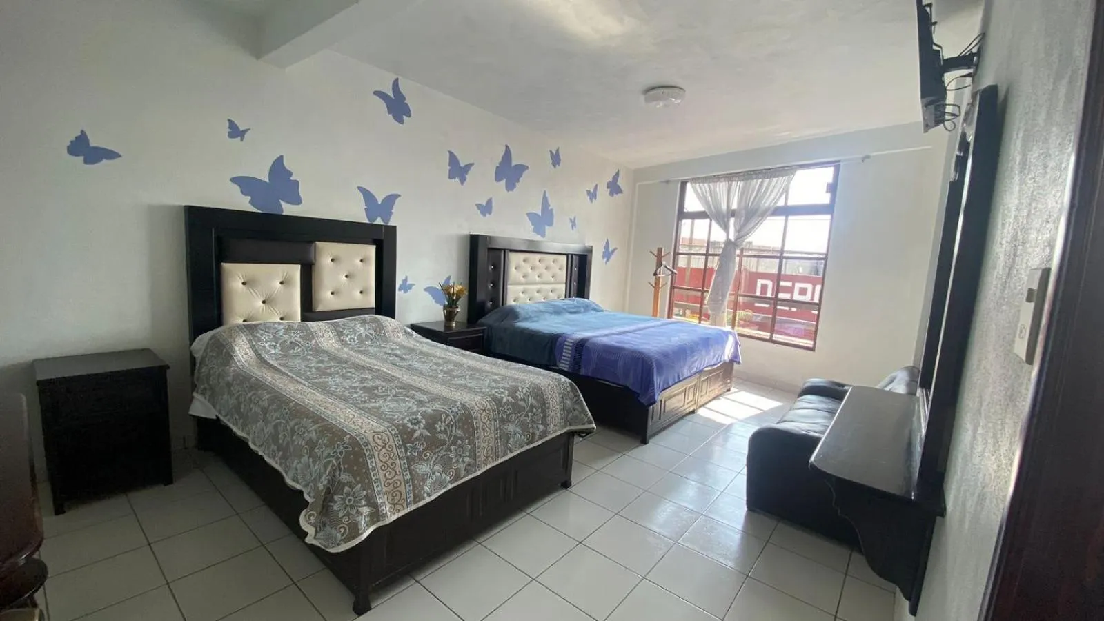 Bed in Hotel posada Juquila