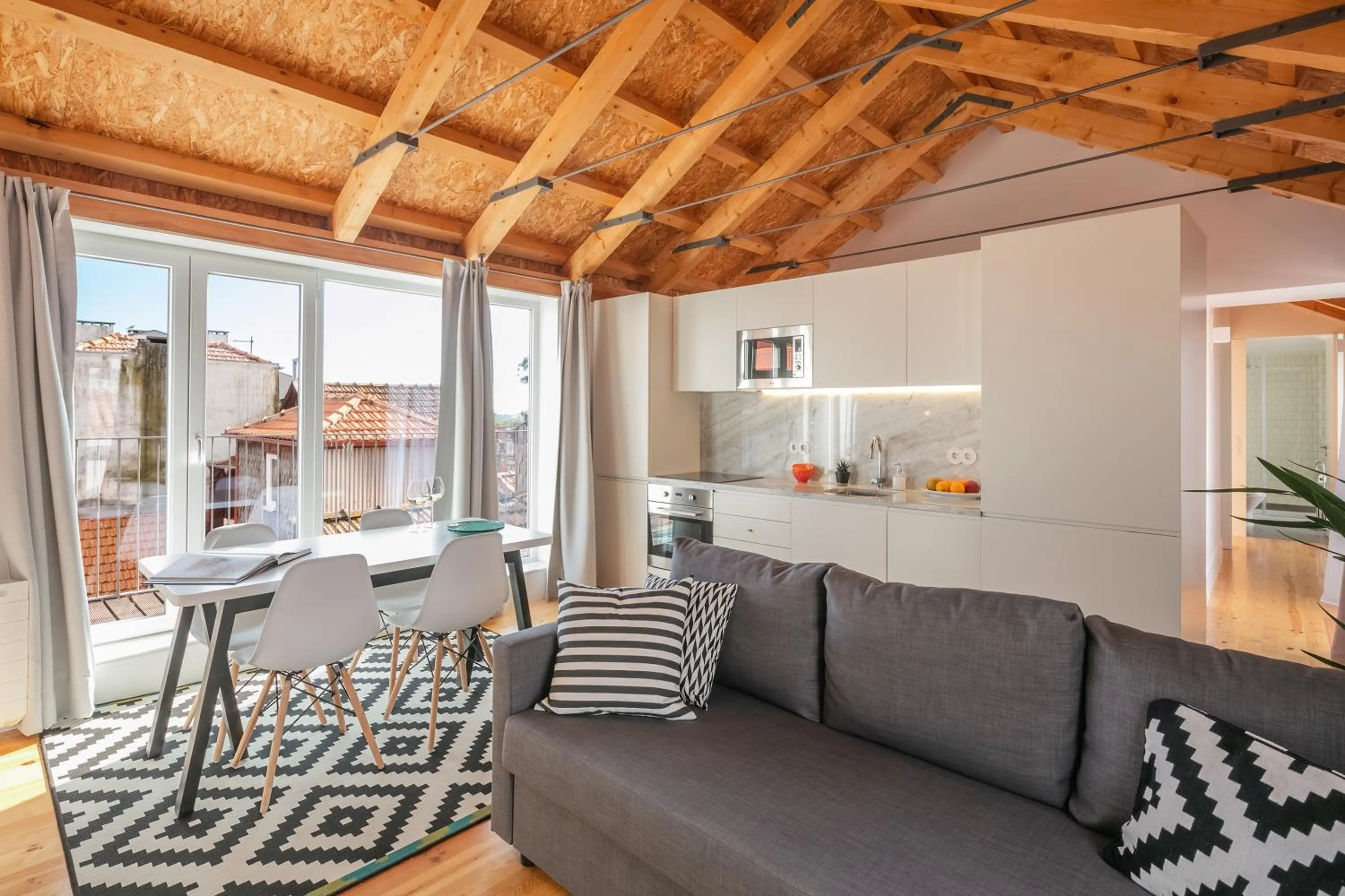 Living room in Indulge Porto Flats