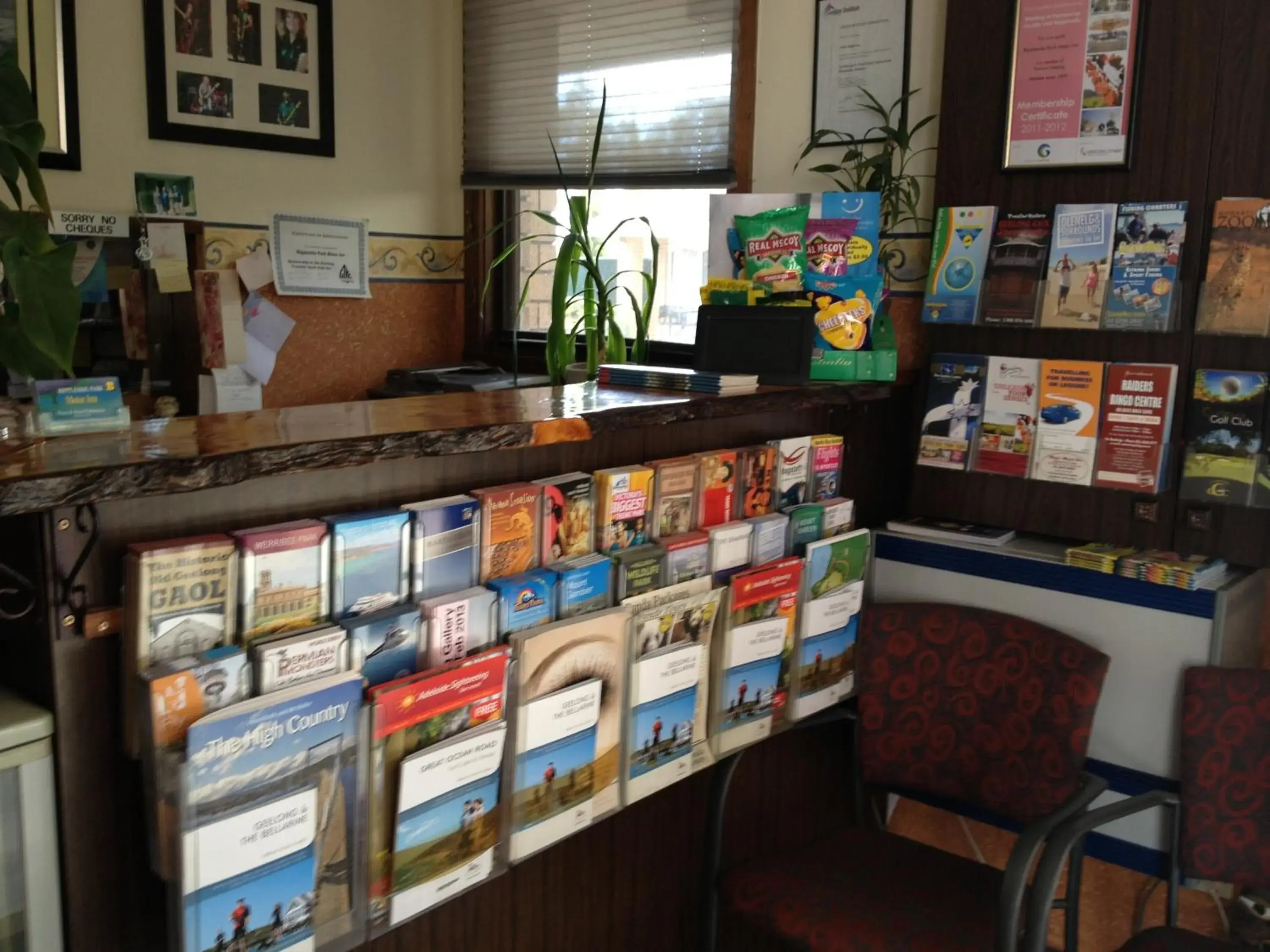 Lobby or reception in Rippleside Park Motor Inn Lobby or reception in Rippleside Park Motor Inn