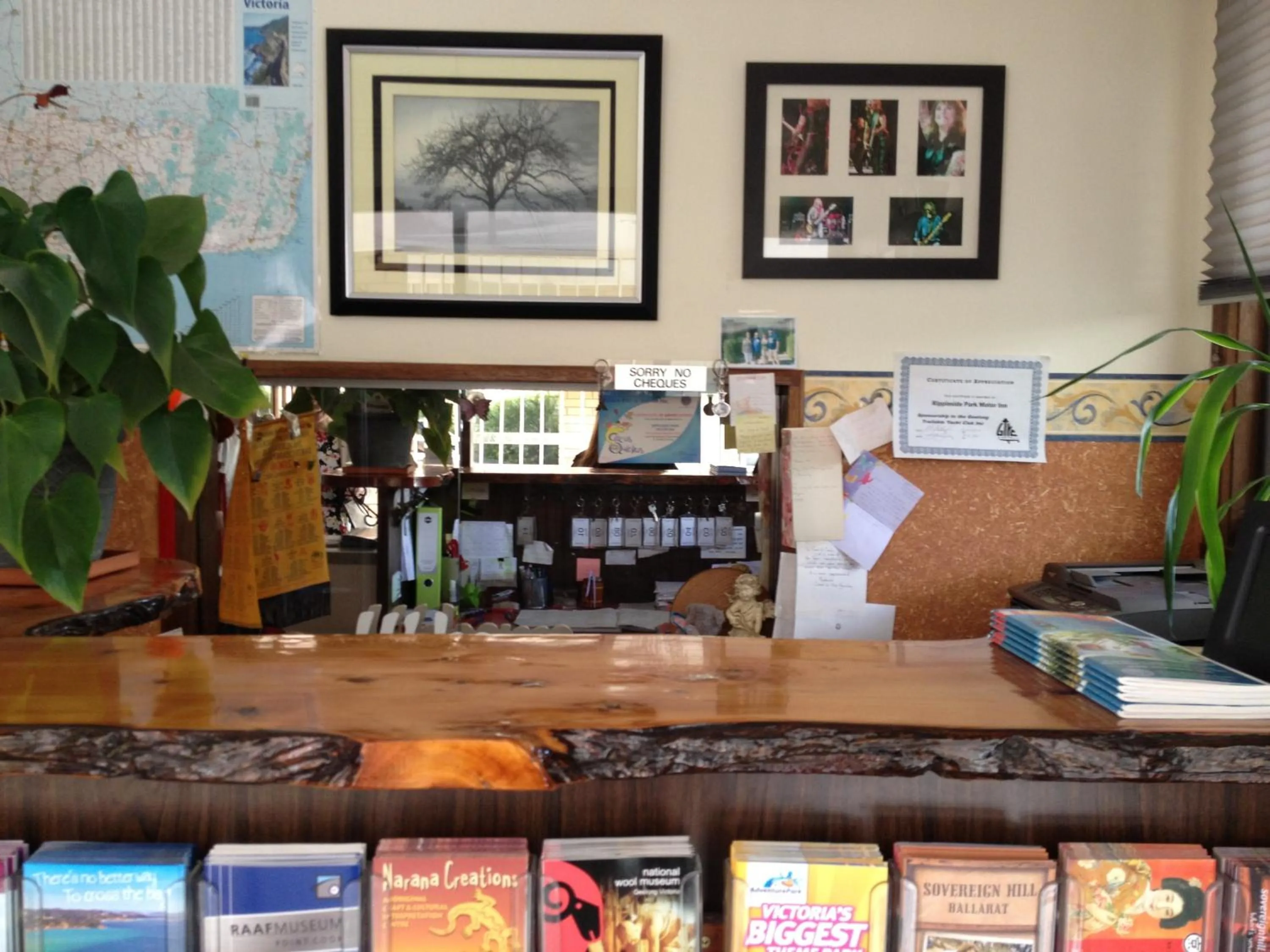 Lobby or reception in Rippleside Park Motor Inn