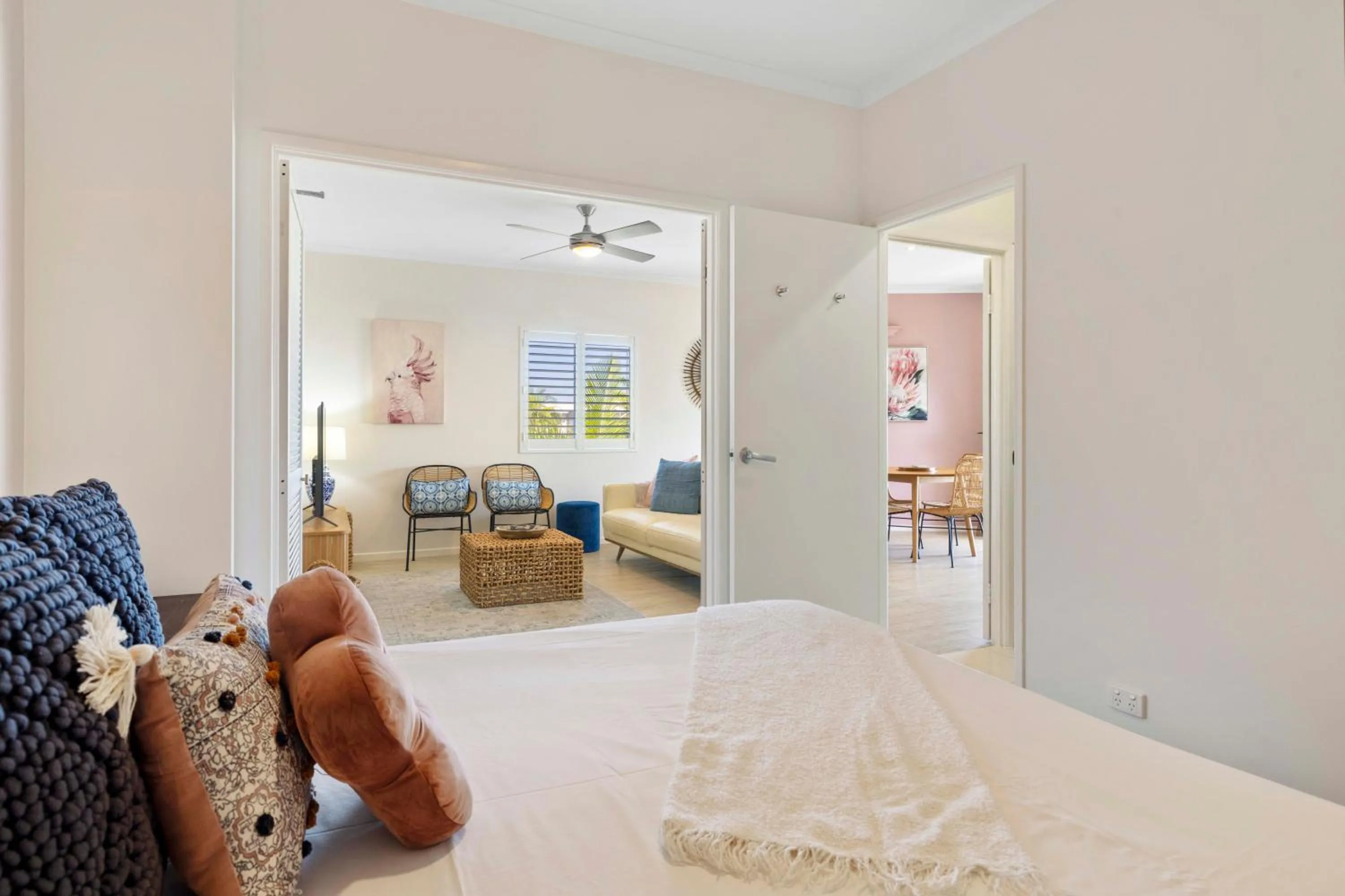 Bed in Rimini Holiday Apartments