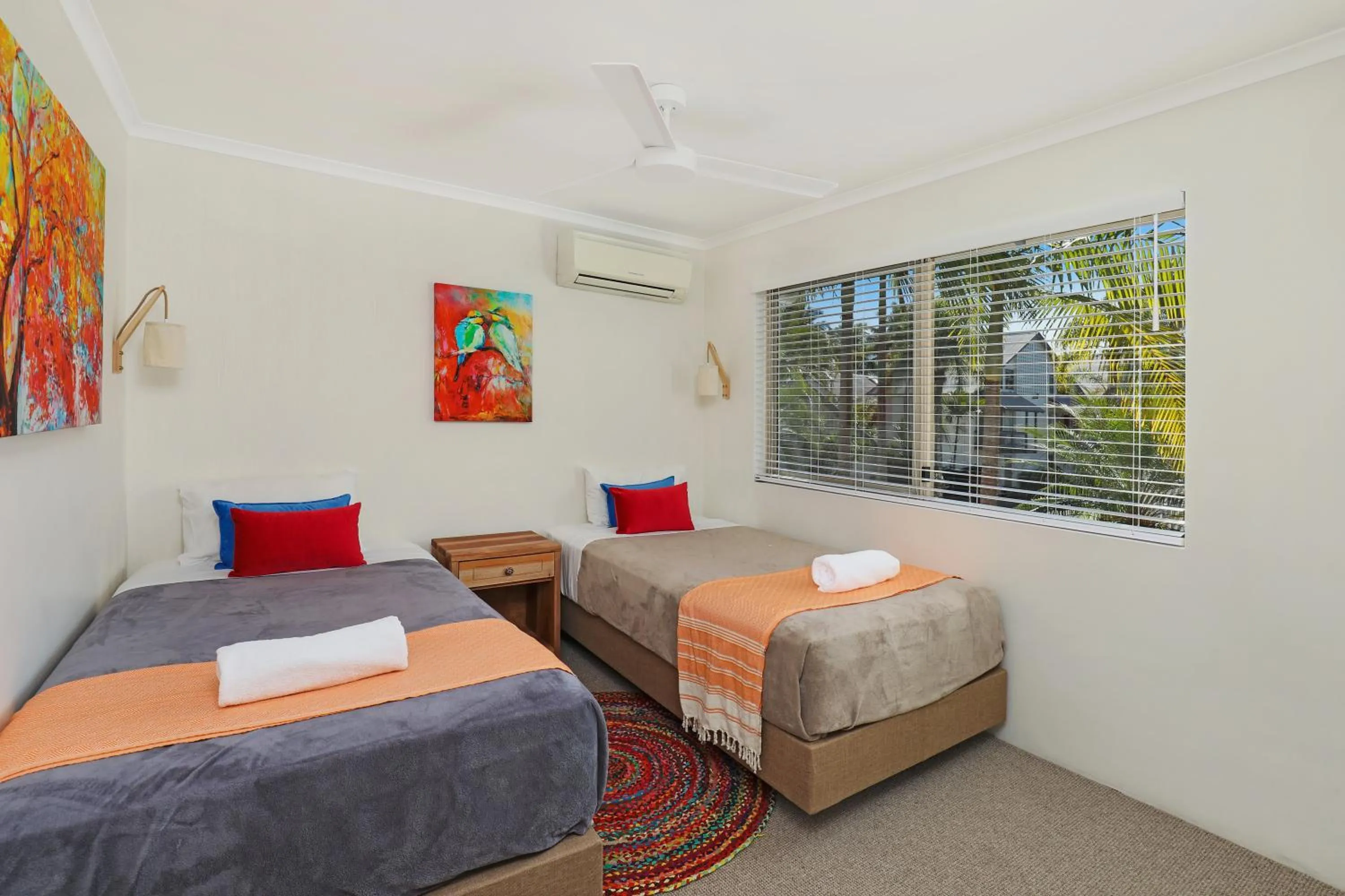 Bed in The Islander Noosa Resort