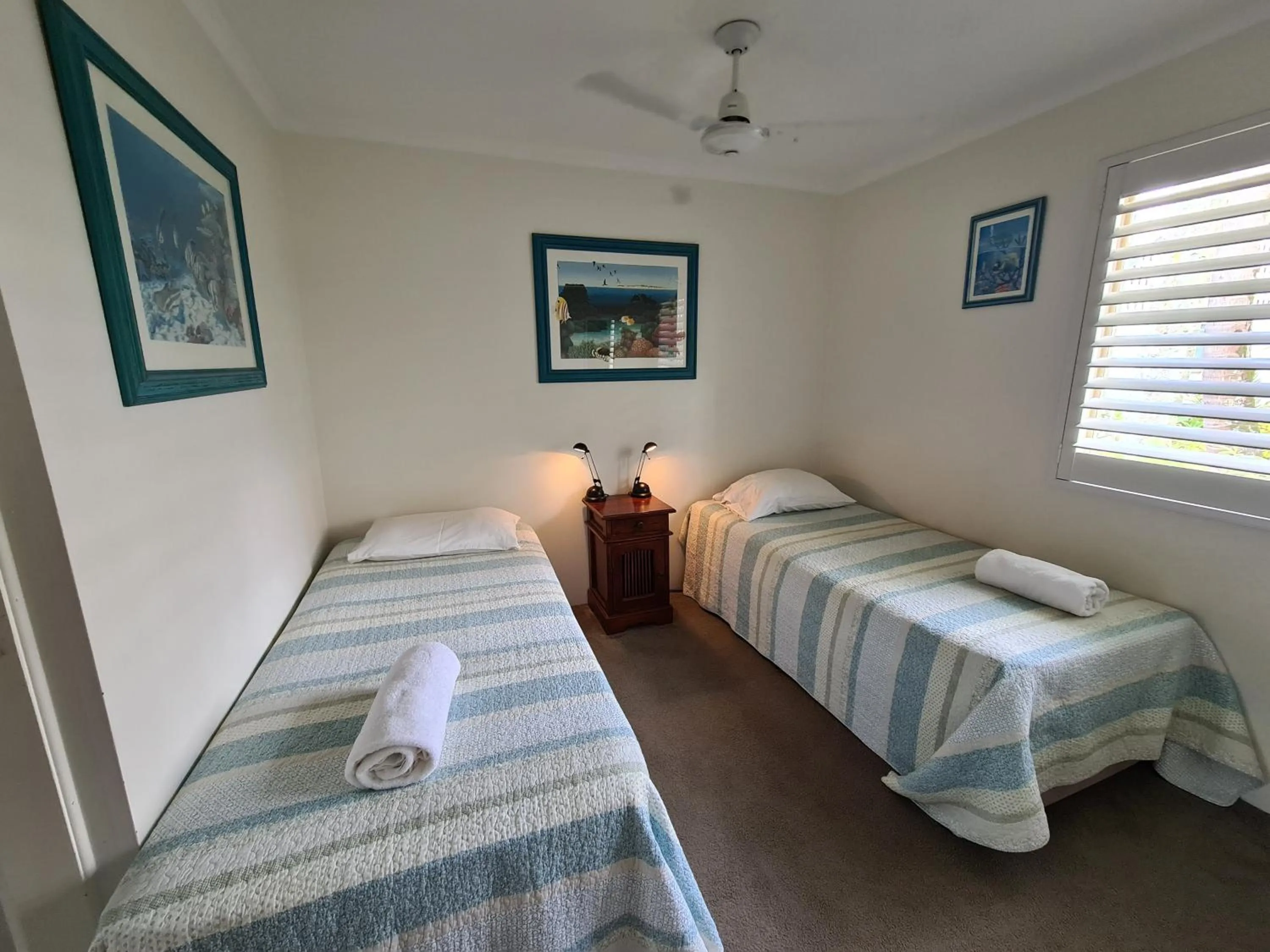 Bed in The Islander Noosa Resort